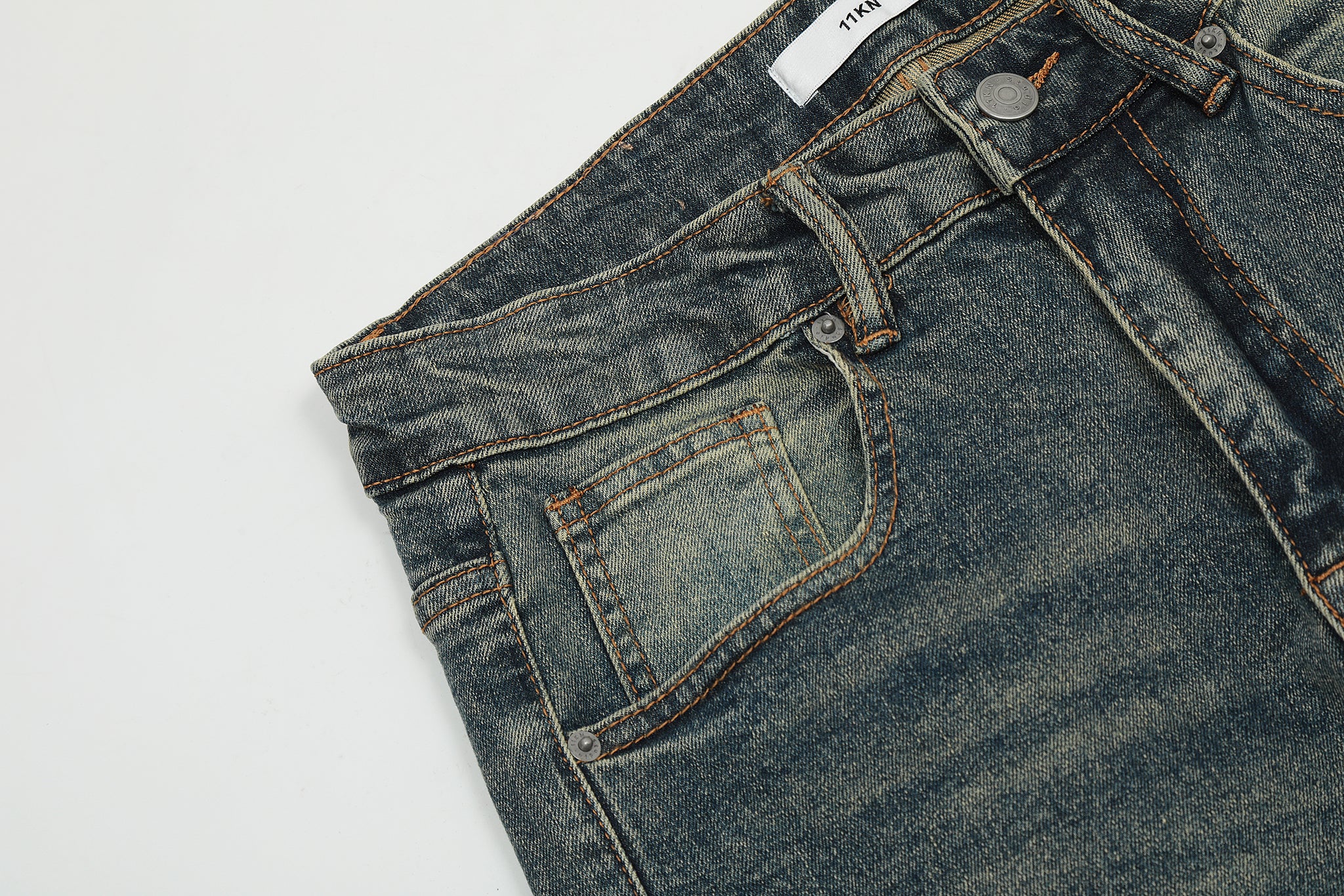 11KN 314 Class Straight Leg Vintage Washed Jeans #K5181