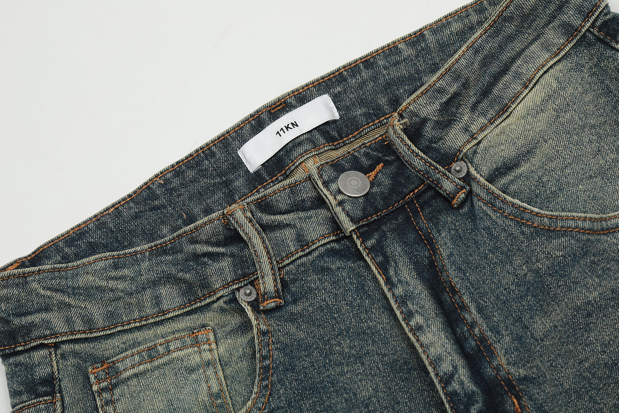 11KN 314 Class Straight Leg Vintage Washed Jeans #K5181