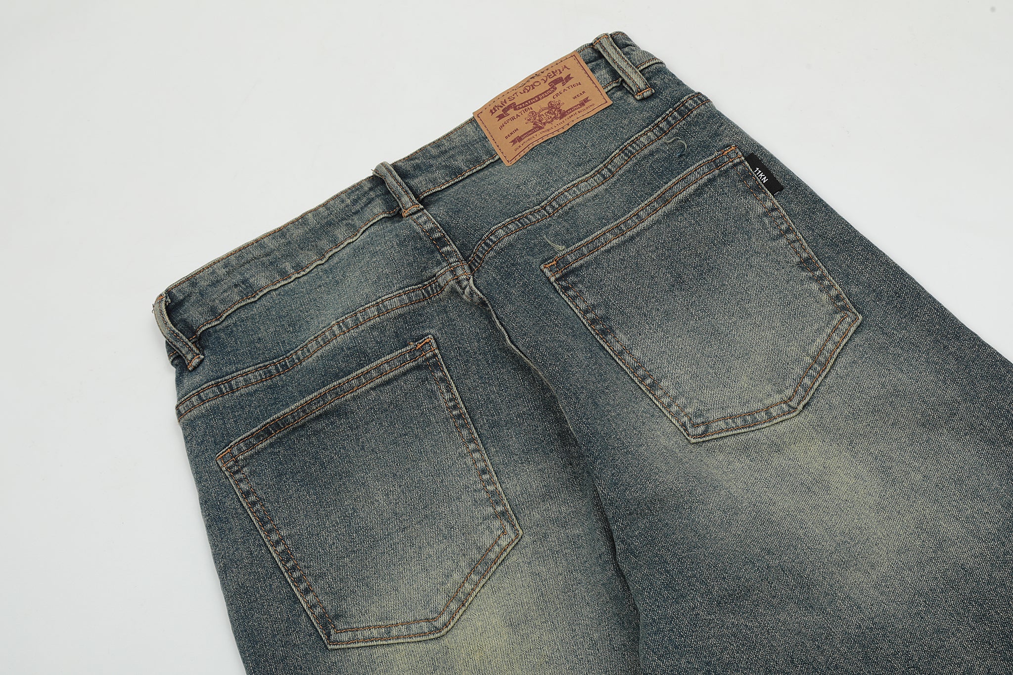 11KN 314 Class Straight Leg Vintage Washed Jeans #K5181