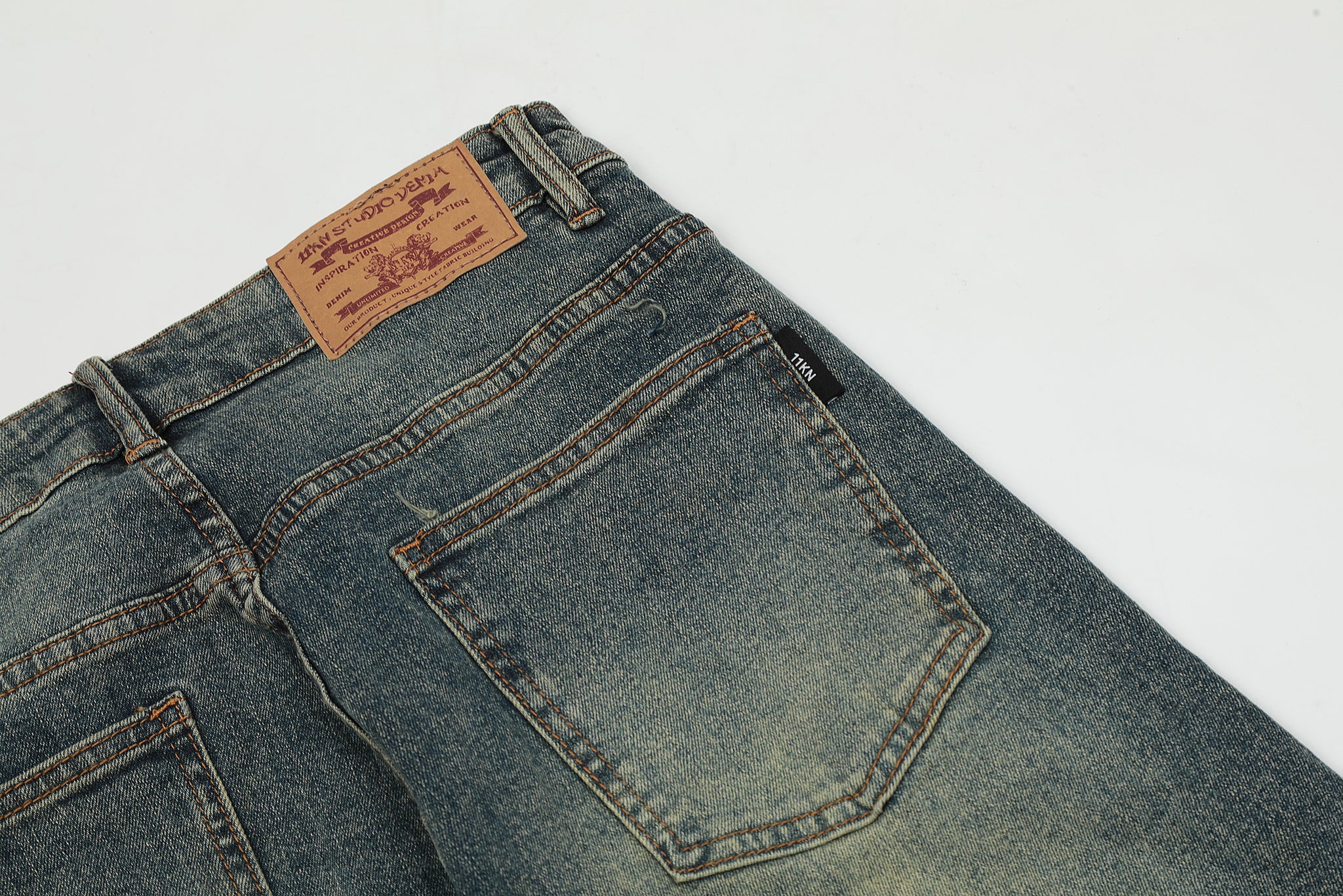 11KN 314 Class Straight Leg Vintage Washed Jeans #K5181