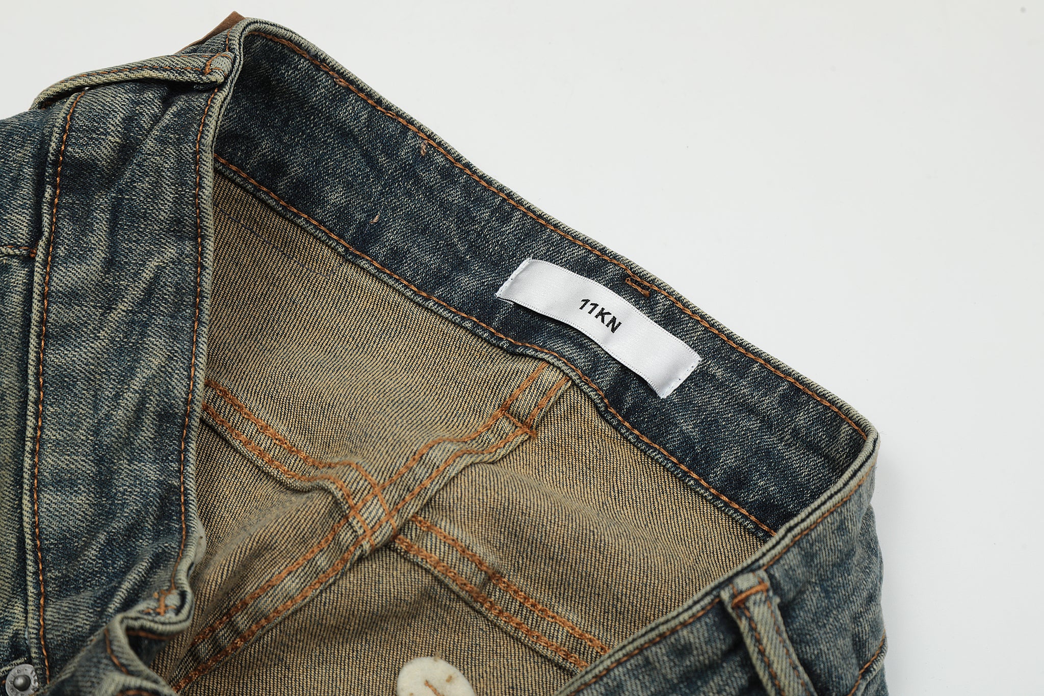 11KN 314 Class Straight Leg Vintage Washed Jeans #K5181