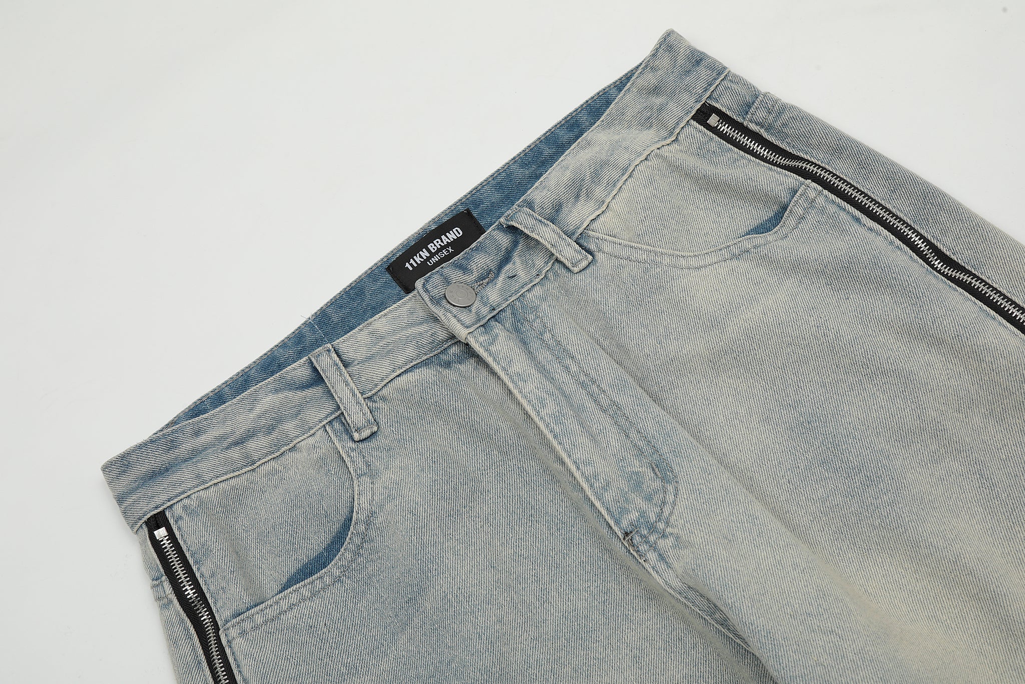 11KN Zippered Vintage Jeans #K3153