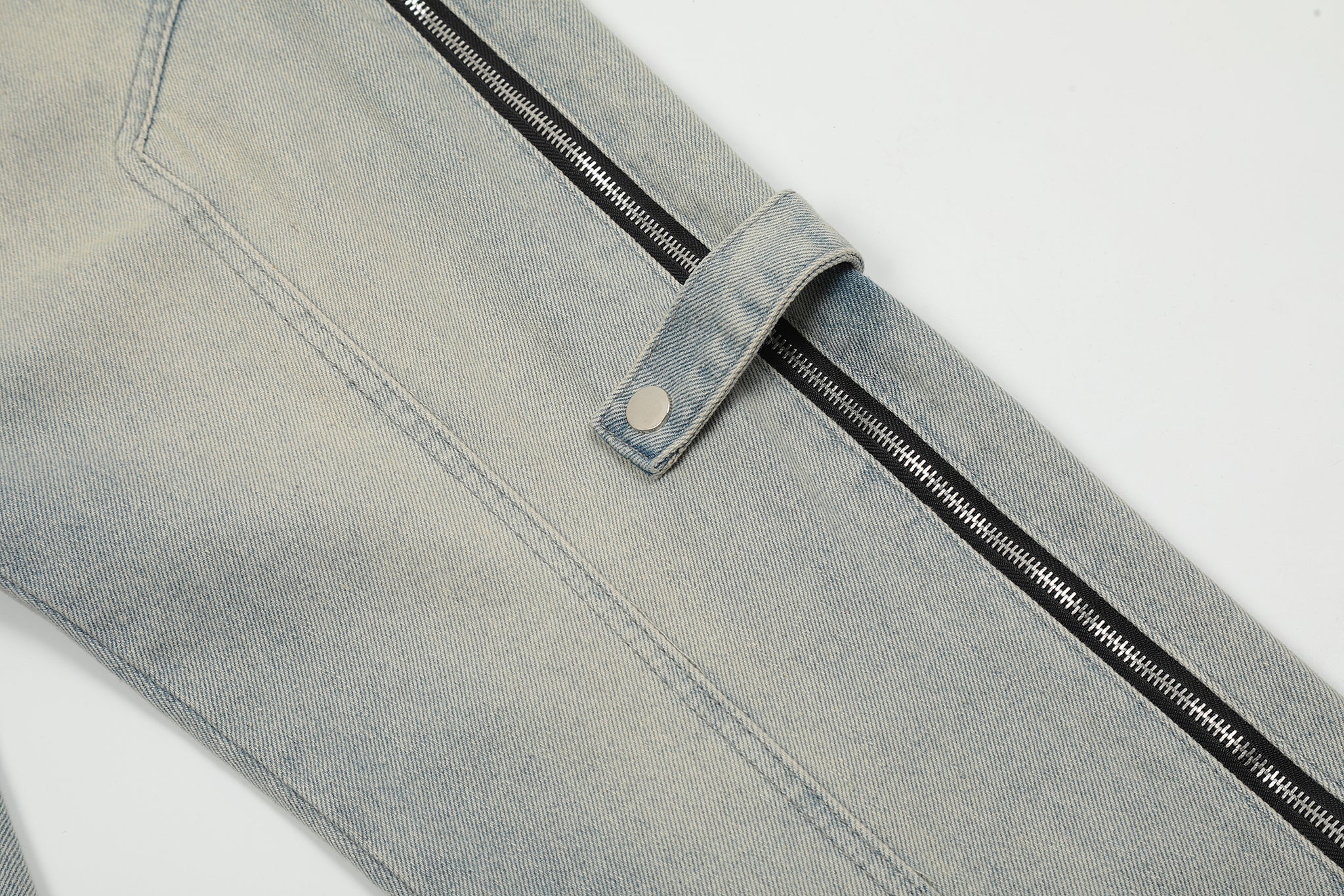 11KN Zippered Vintage Jeans #K3153