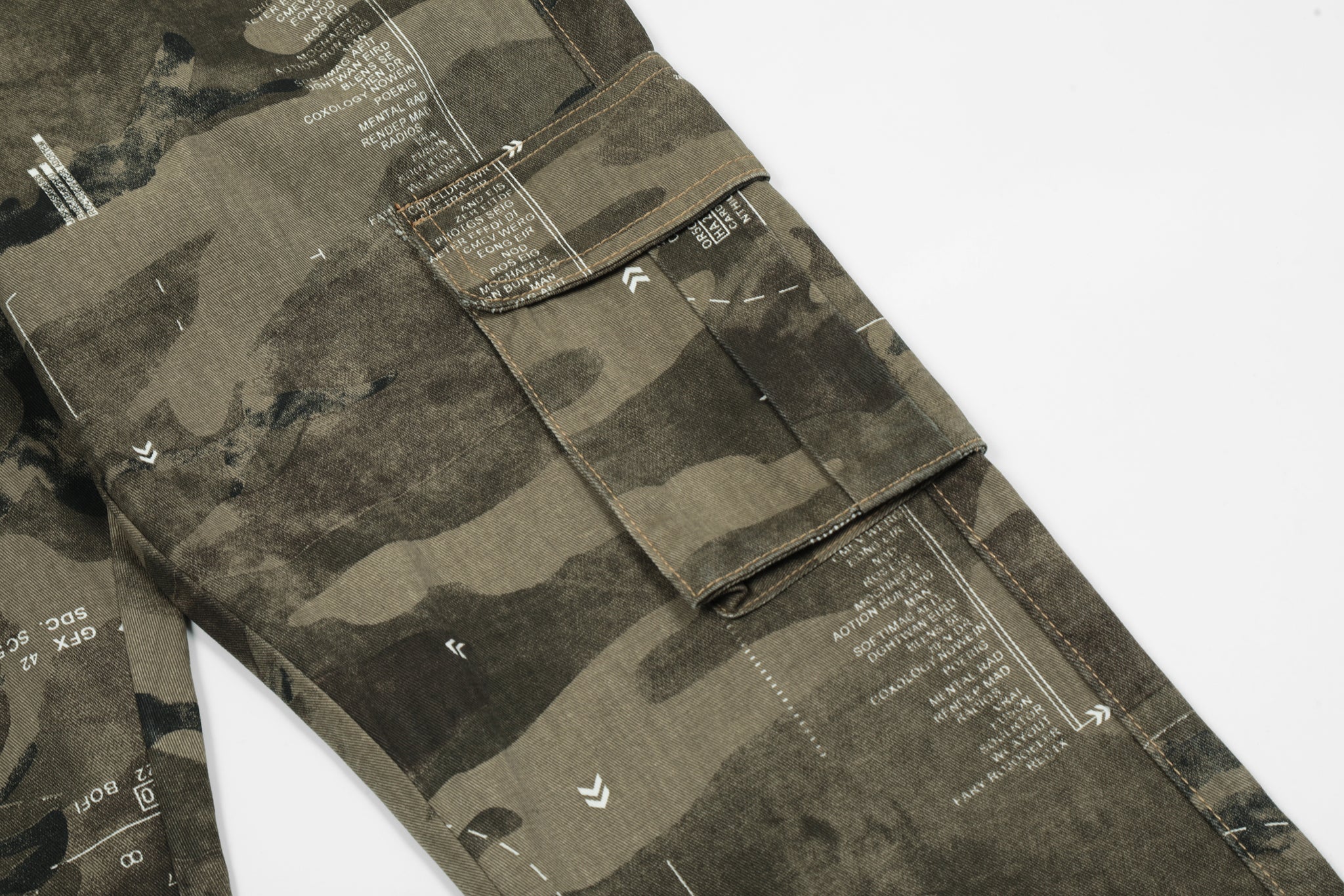 11KN CAMOUFLAGE CARGO PANTS #K866