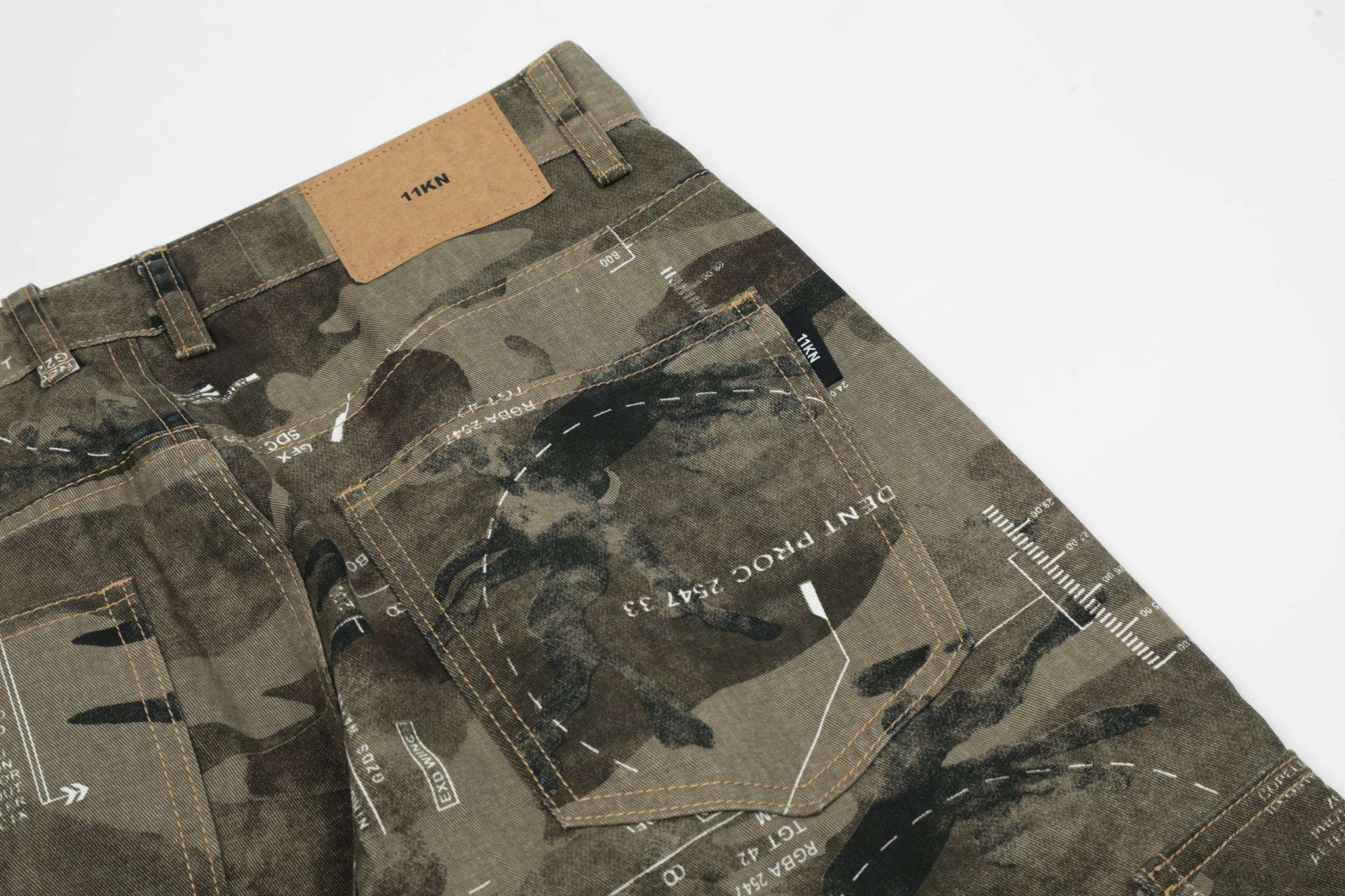 11KN CAMOUFLAGE CARGO PANTS #K866