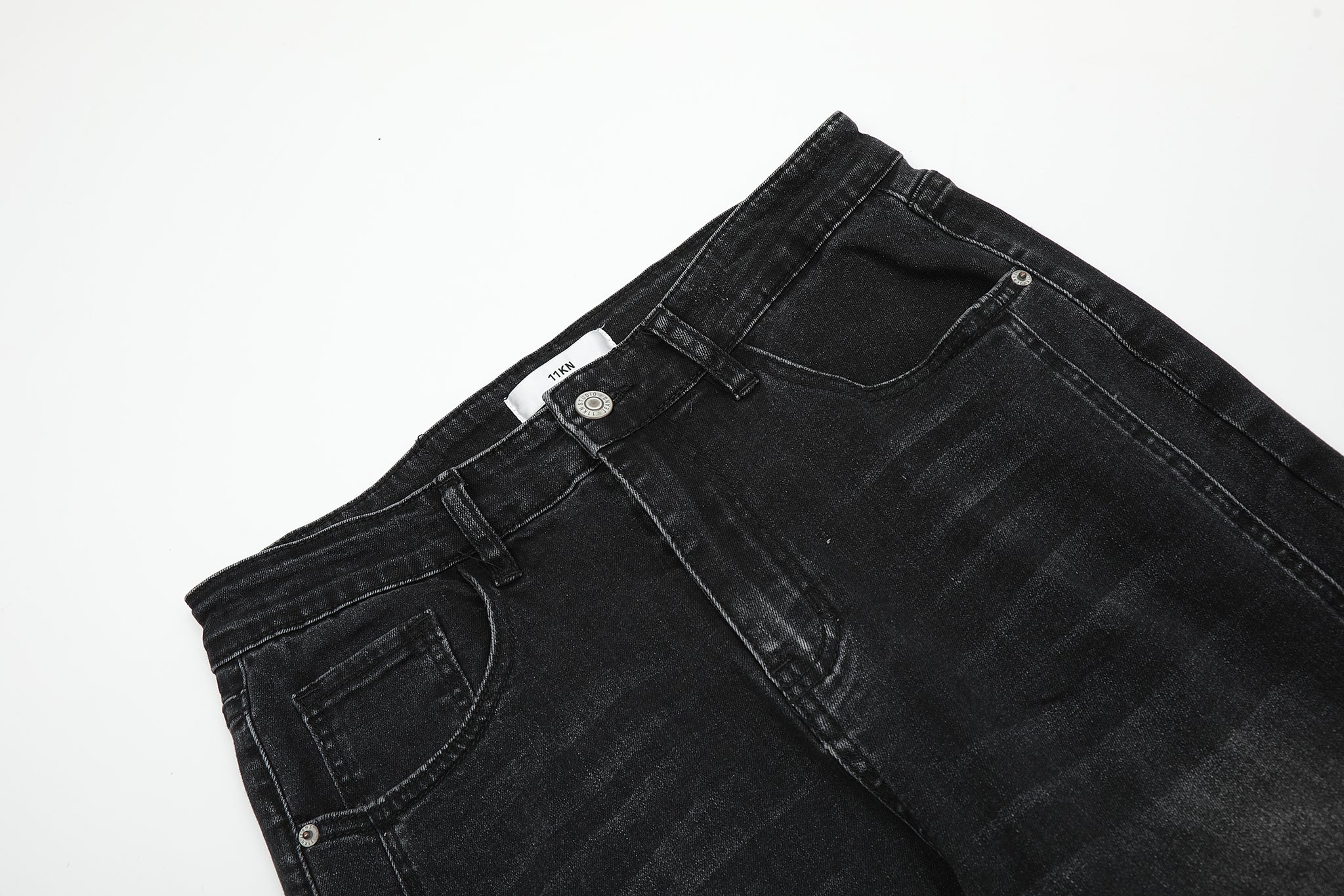 11KN Flared Bootcut Raw Jeans #K8829A