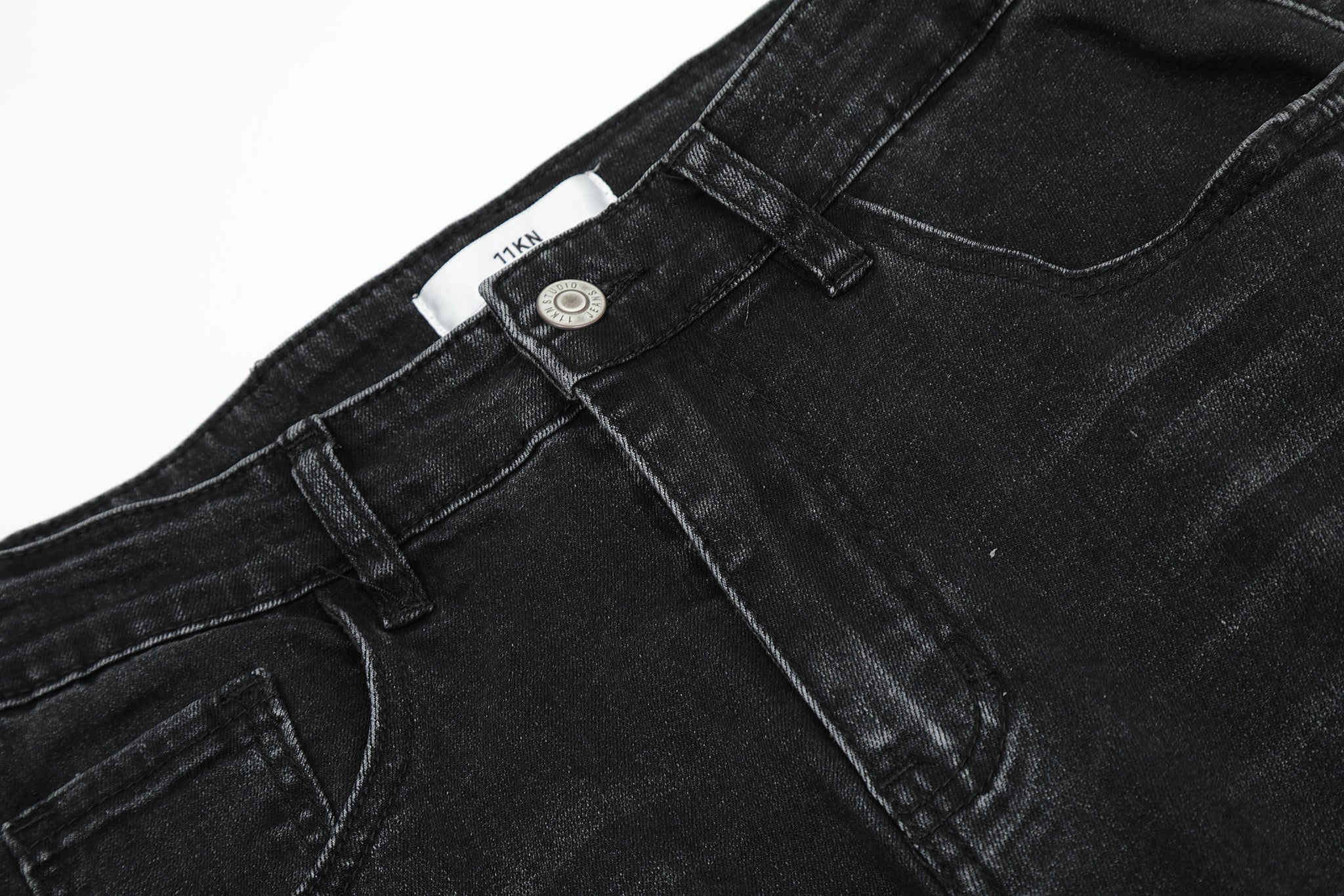 11KN Flared Bootcut Raw Jeans #K8829A