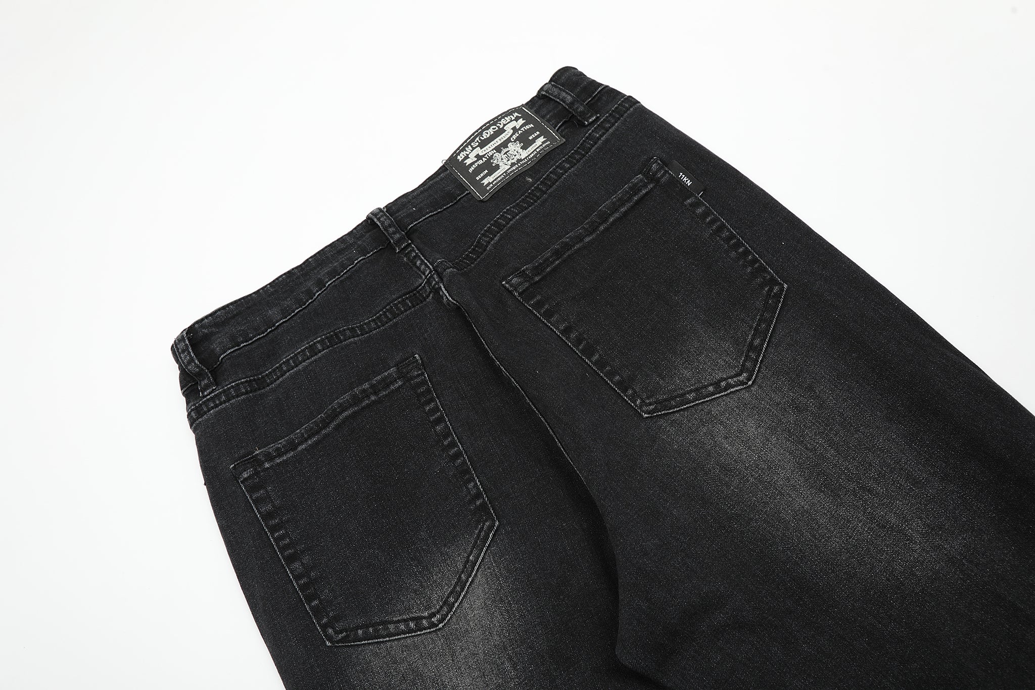 11KN Flared Bootcut Raw Jeans #K8829A