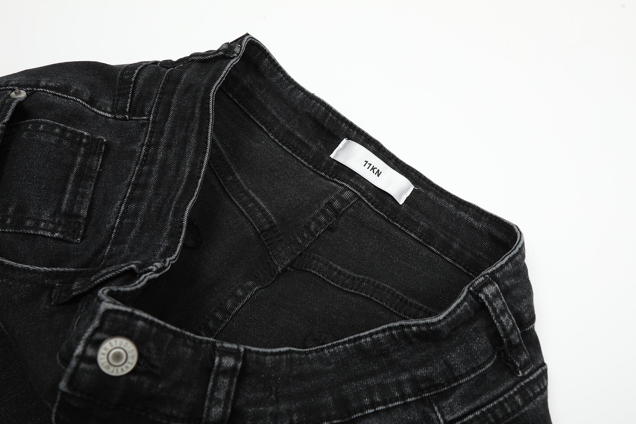 11KN Flared Bootcut Raw Jeans #K8829A