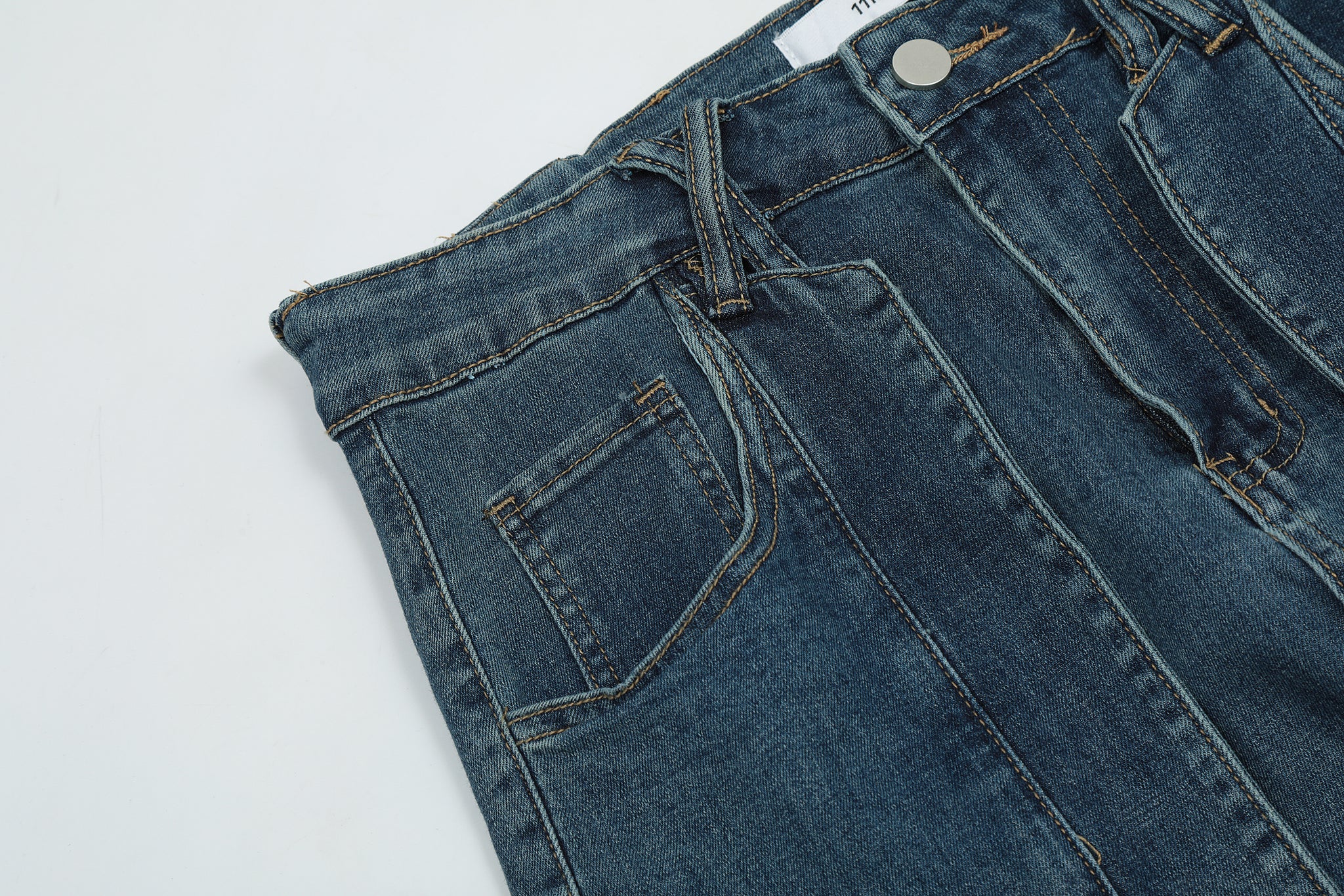 11KN Wide Leg Vintage Washed Jeans #5150