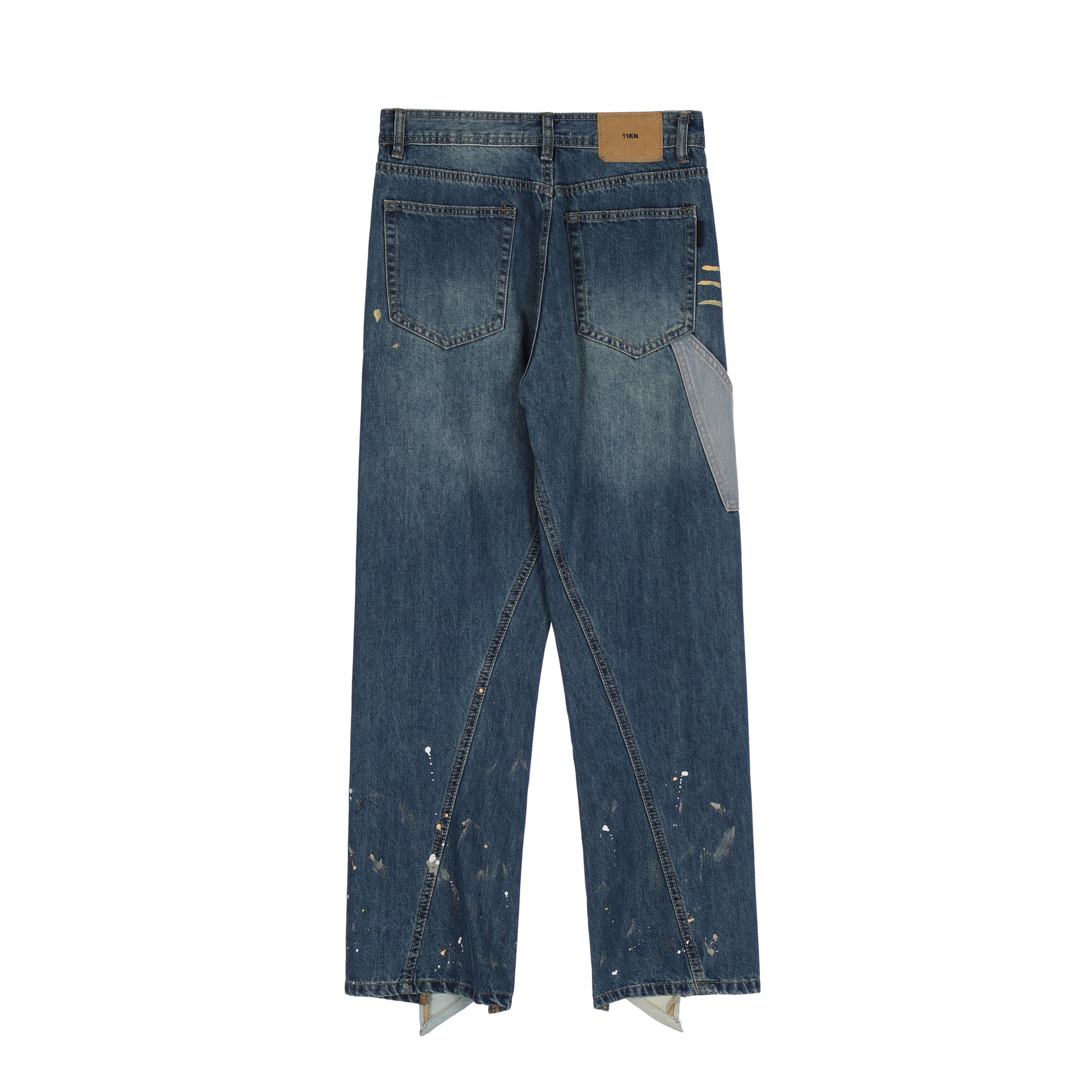 11KN 501 Original Fit Wide Leg Technical Jeans #K5019