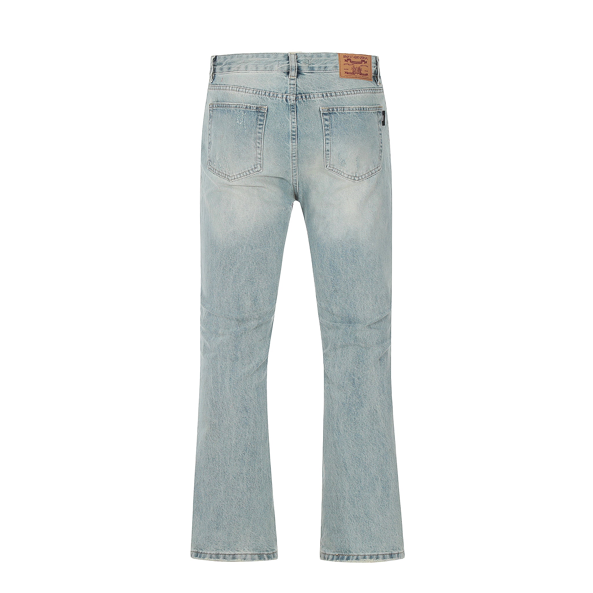 11KN Class Bootcut Washed Ripped Jeans #K5183