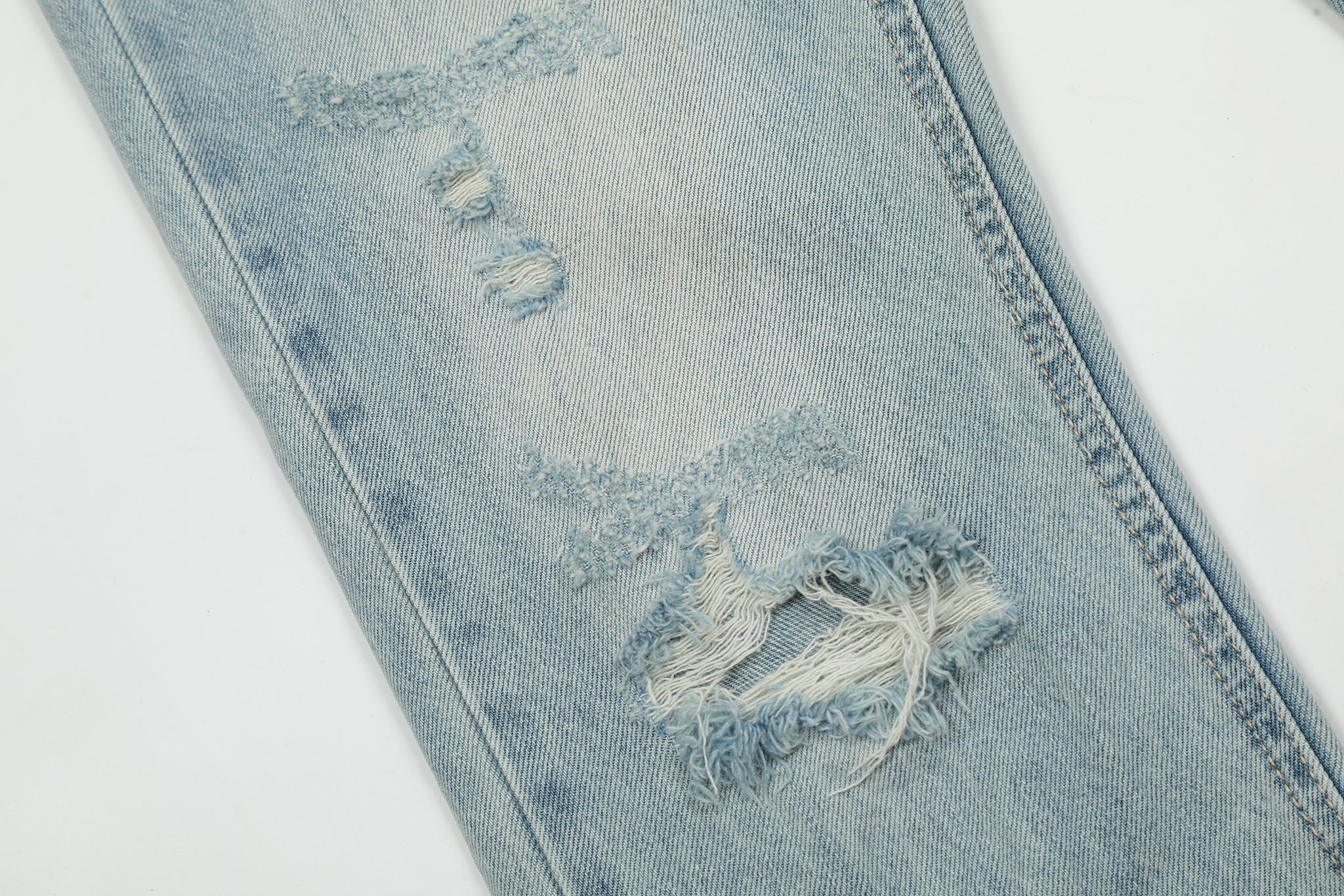 11KN Class Bootcut Washed Ripped Jeans #K5183