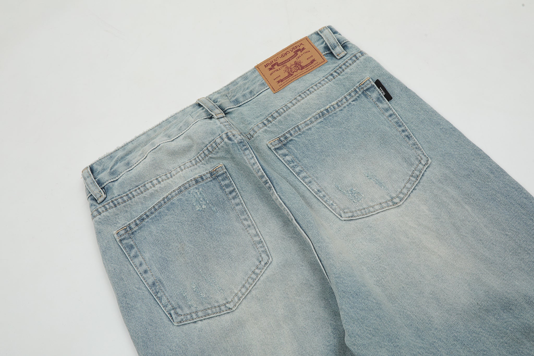 11KN Class Bootcut Washed Ripped Jeans #K5183