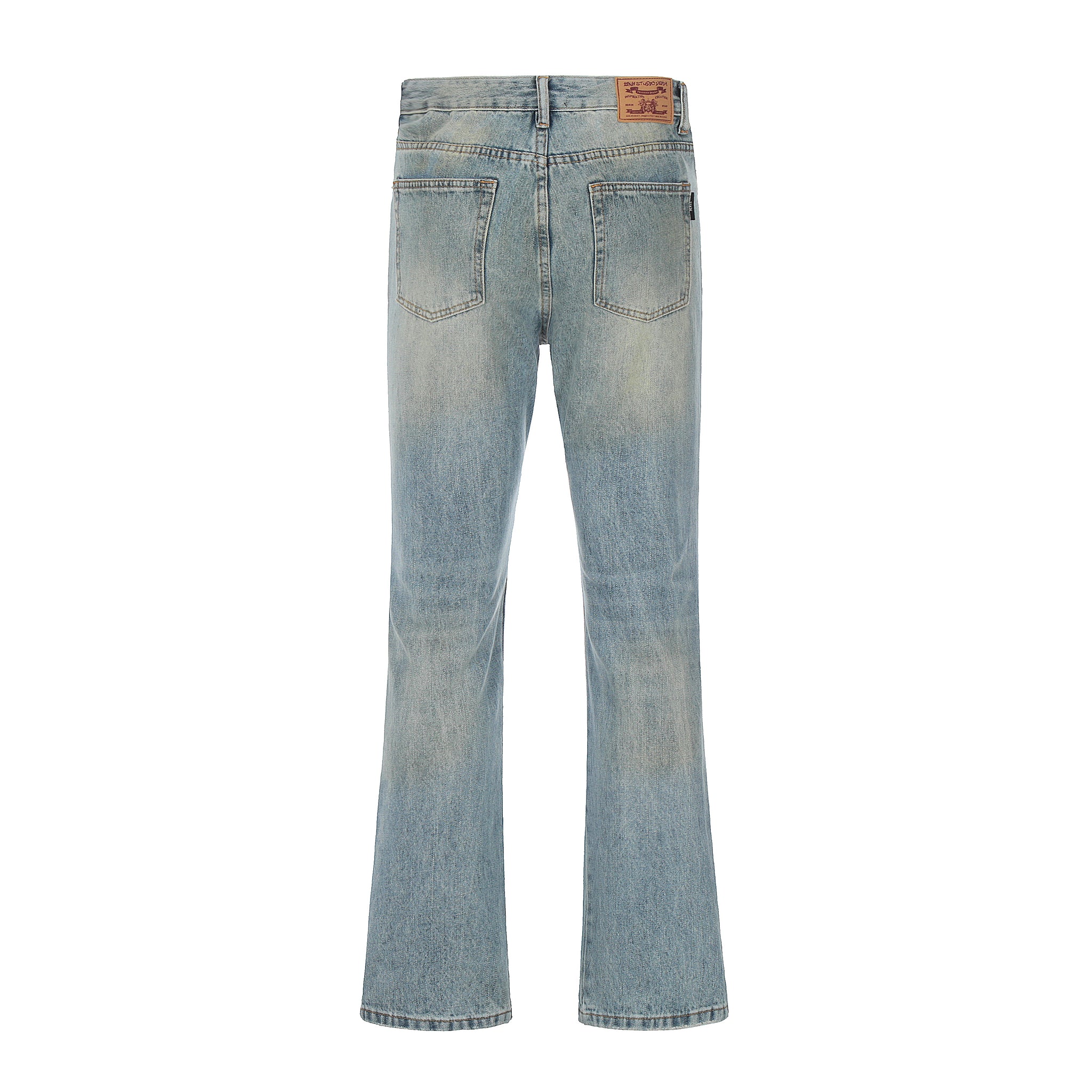 11KN Class Bootcut Washed Ripped Jeans #K5200