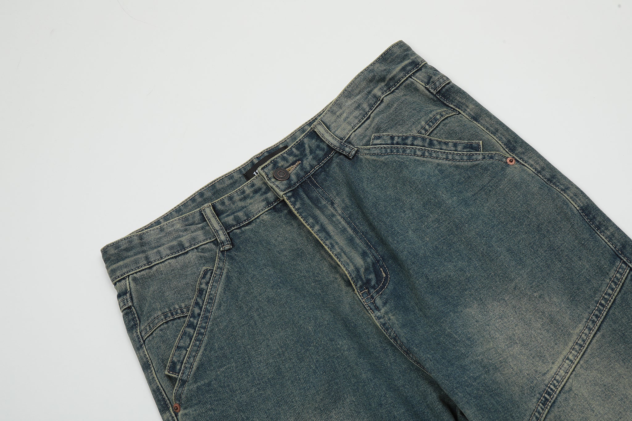 11KN Class Bootcut Washed Jeans #K8966