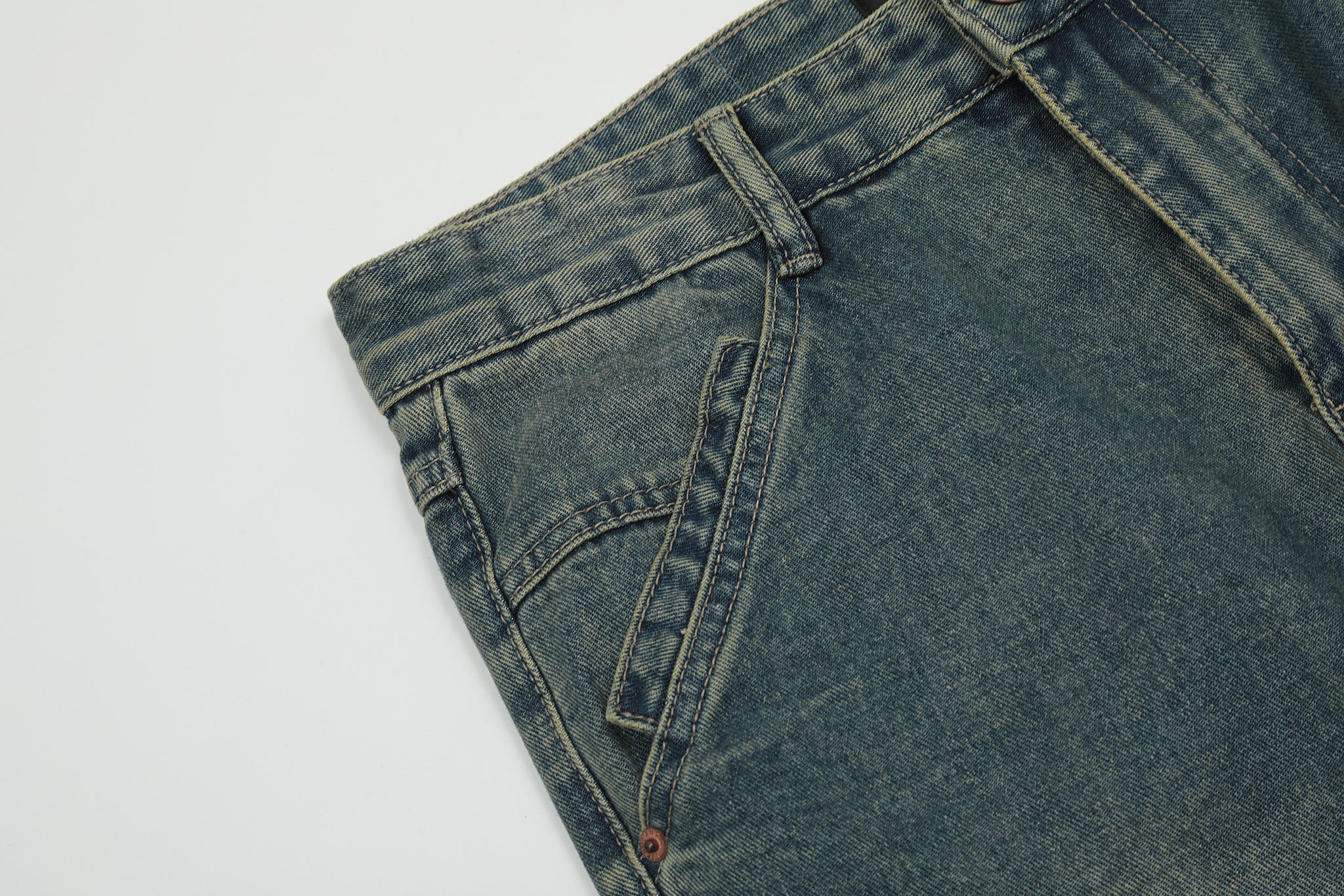 11KN Class Bootcut Washed Jeans #K8966