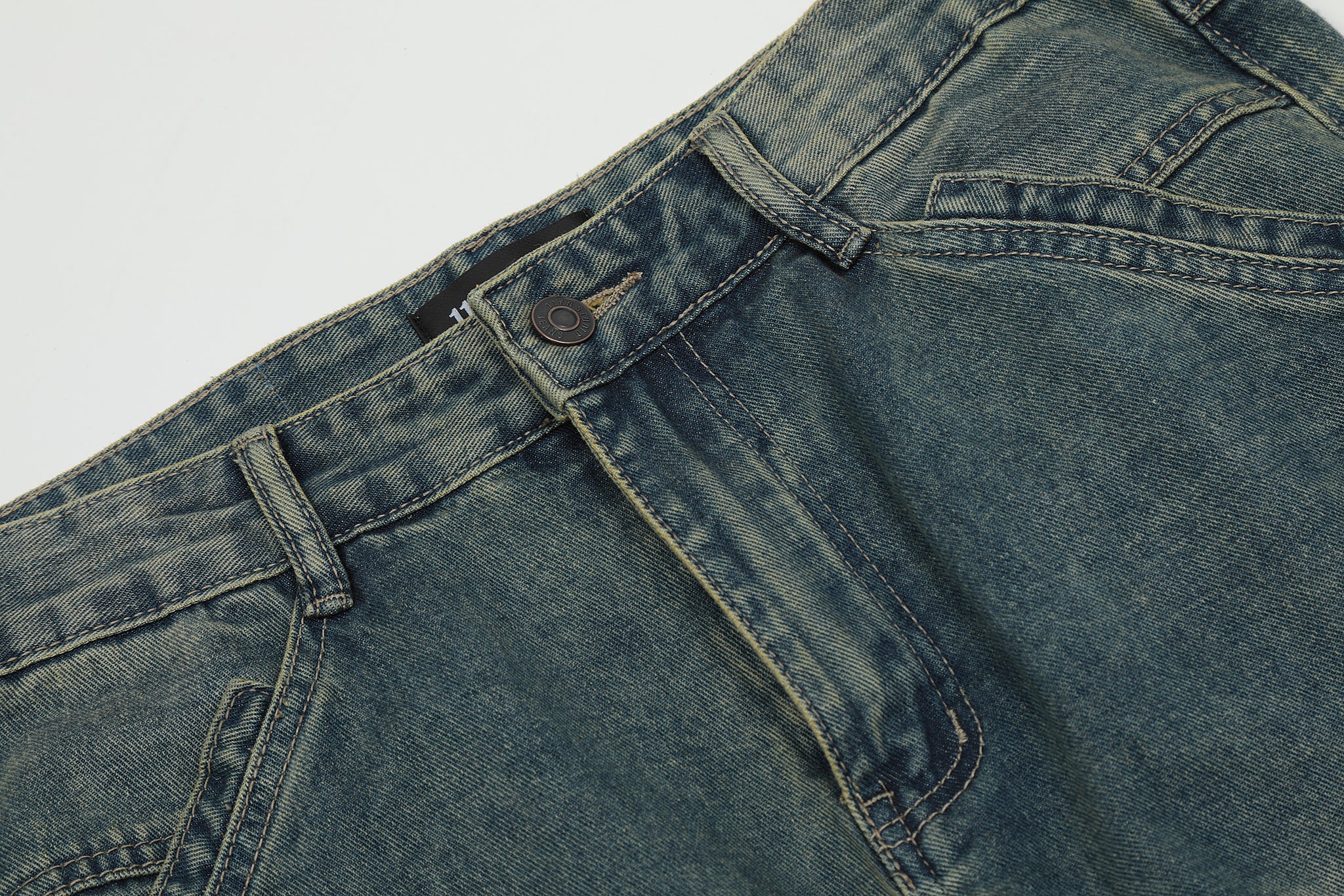 11KN Class Bootcut Washed Jeans #K8966