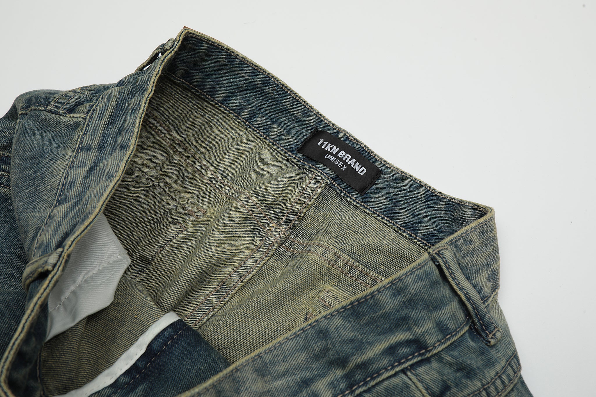 11KN Class Bootcut Washed Jeans #K8966