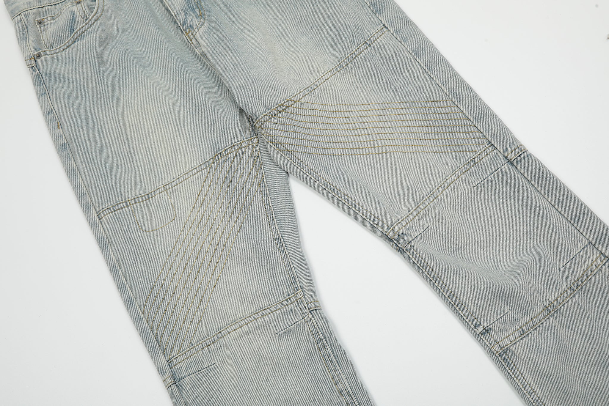 11KN Class Bootcut Acid Wash Jeans #K3138