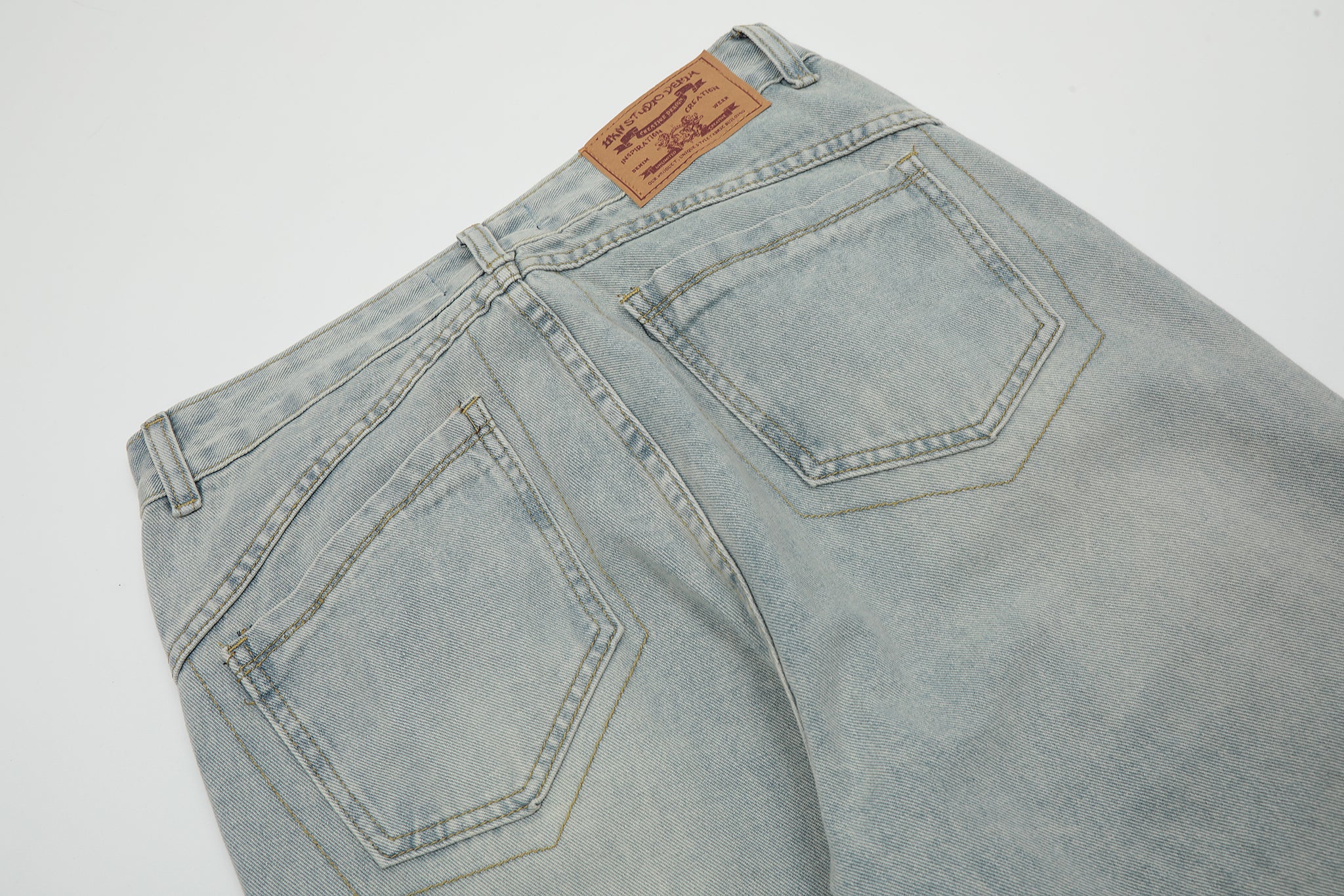 11KN Class Bootcut Acid Wash Jeans #K3138