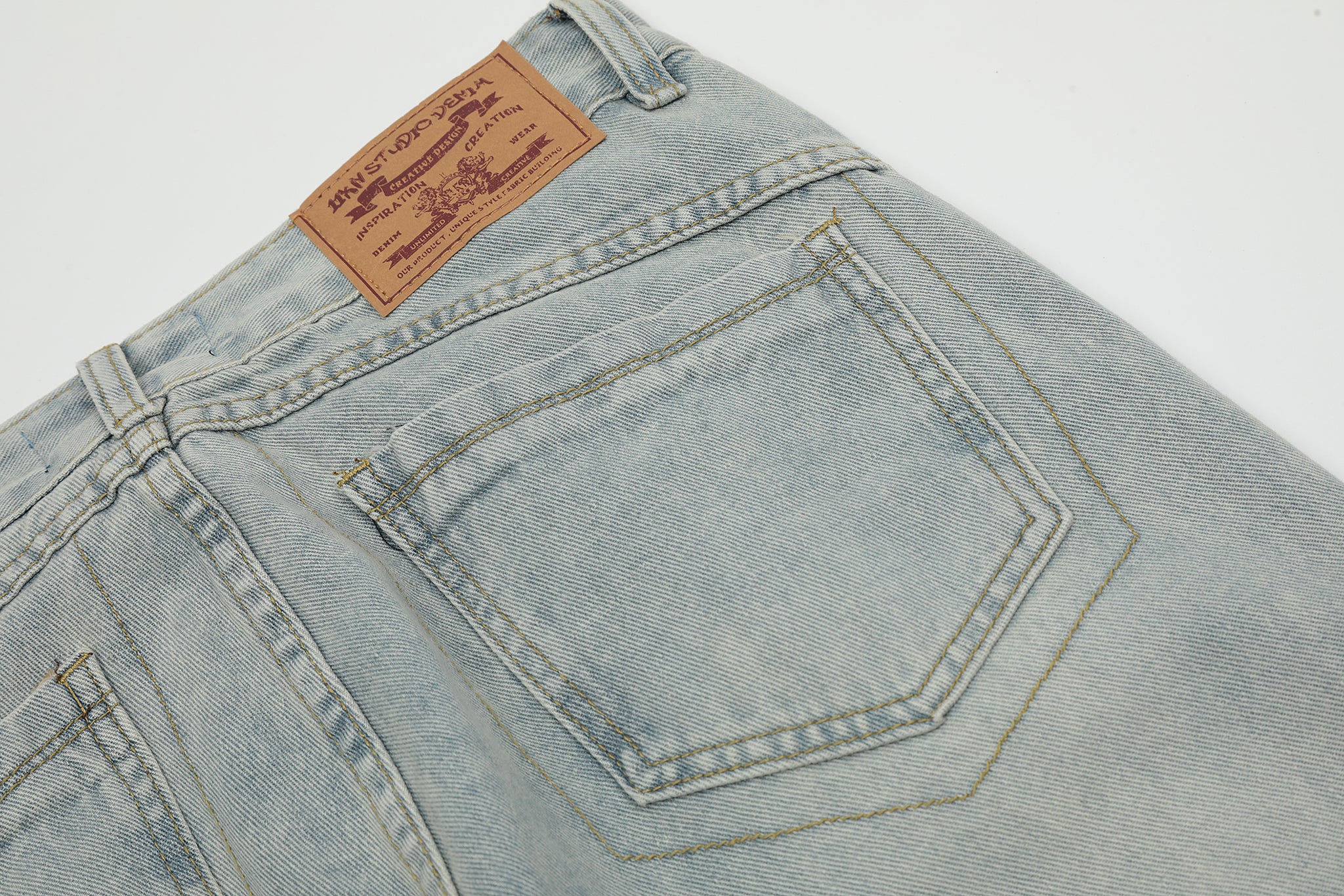 11KN Class Bootcut Acid Wash Jeans #K3138