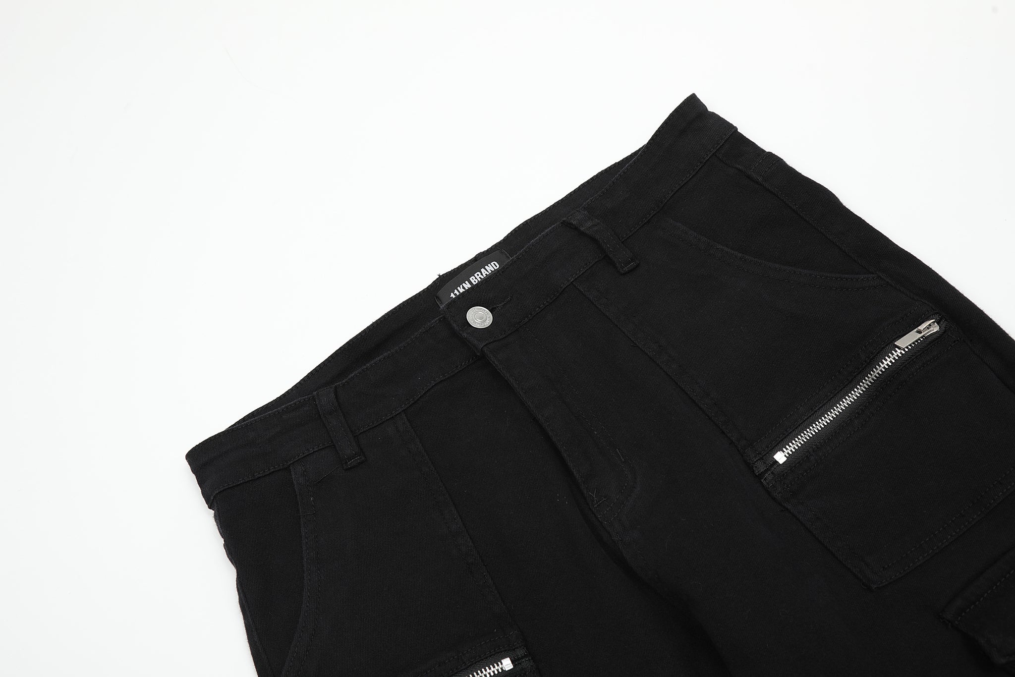 11KN Zippered Class Bootcut Pants #K8965