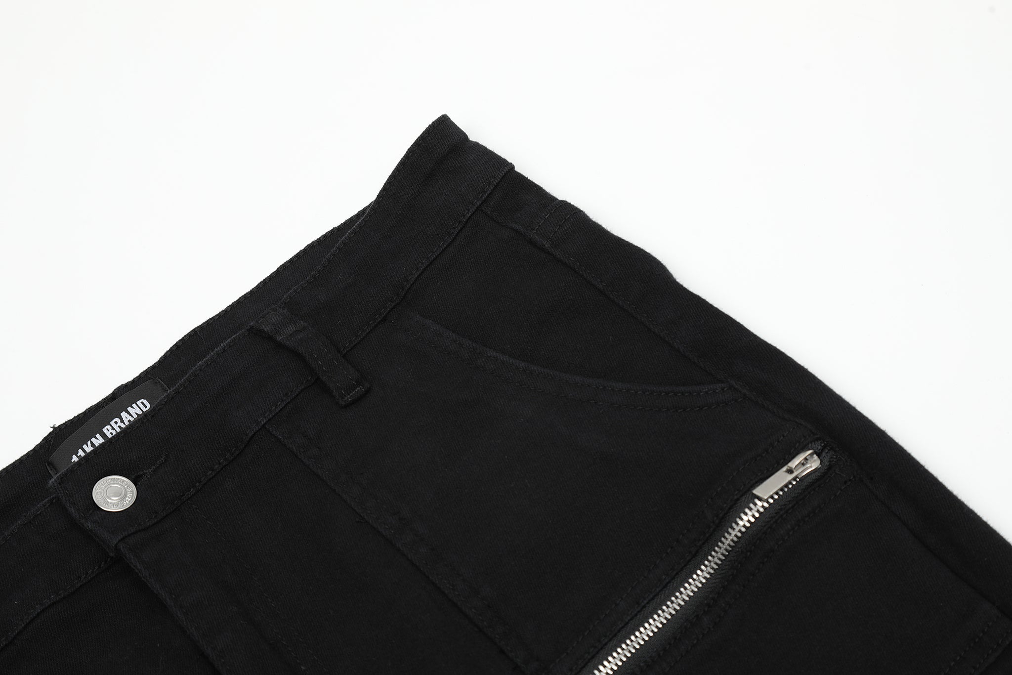 11KN Zippered Class Bootcut Pants #K8965