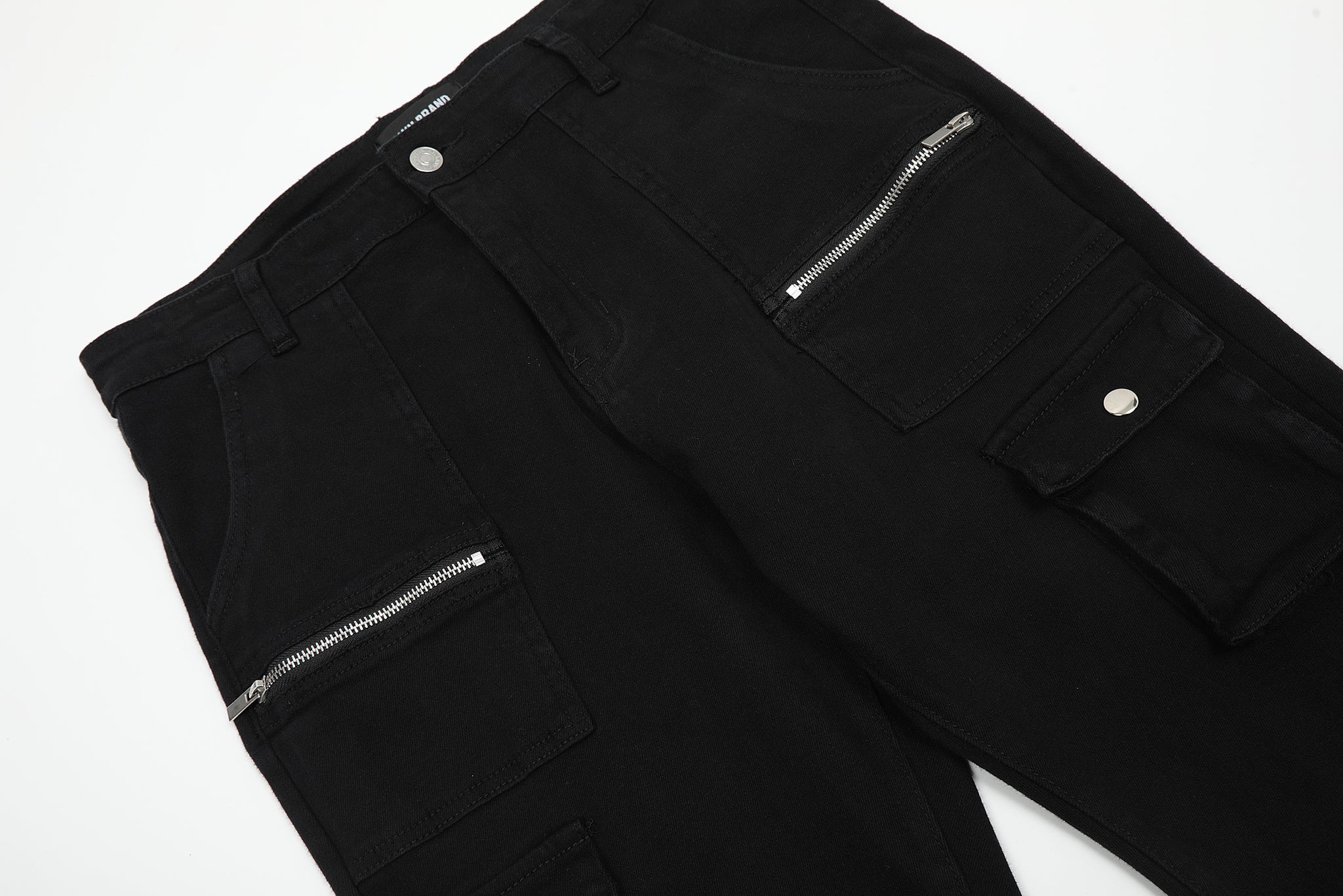 11KN Zippered Class Bootcut Pants #K8965