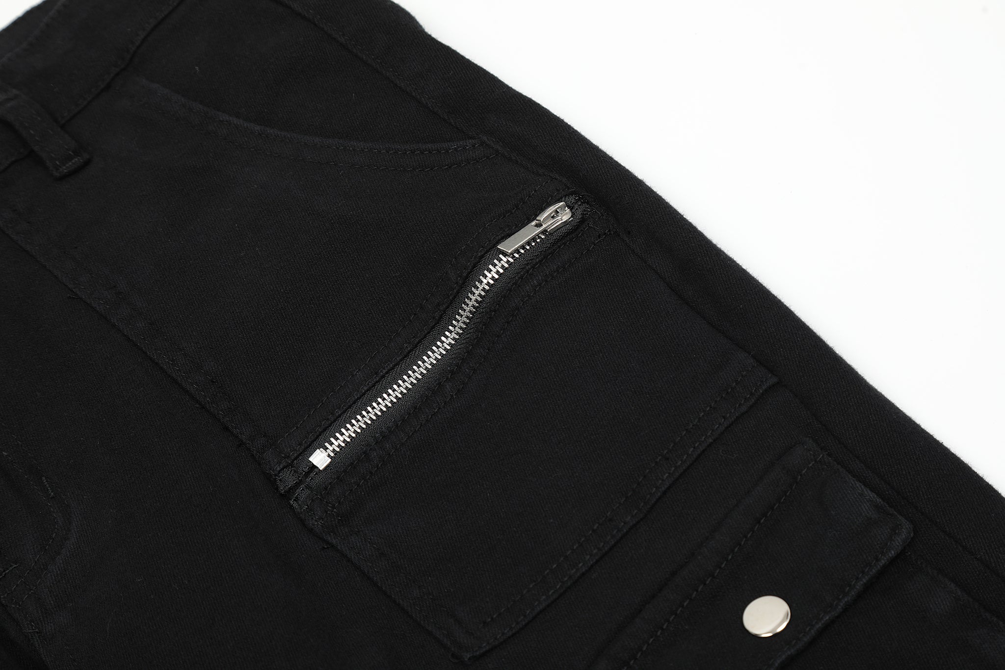 11KN Zippered Class Bootcut Pants #K8965