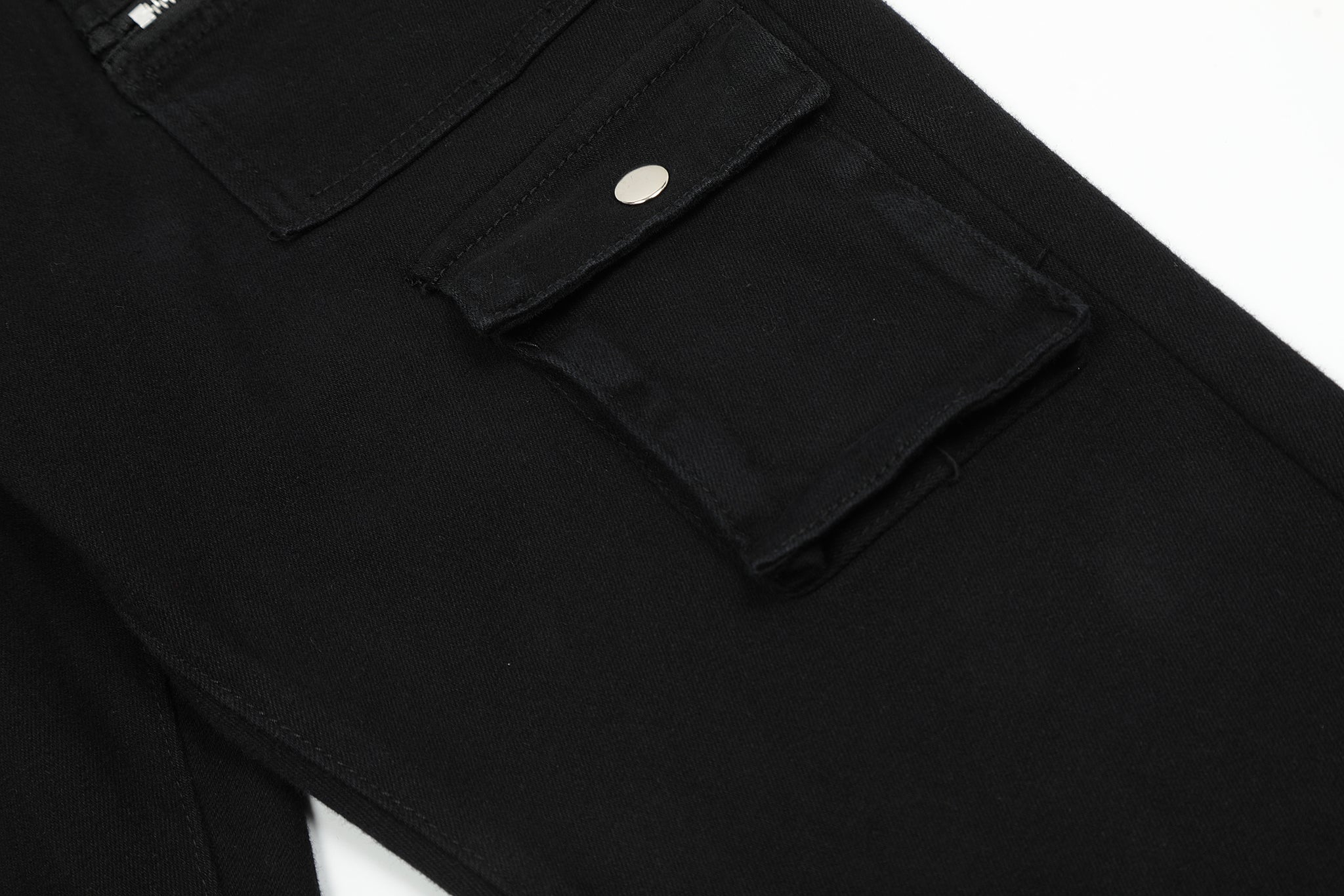 11KN Zippered Class Bootcut Pants #K8965