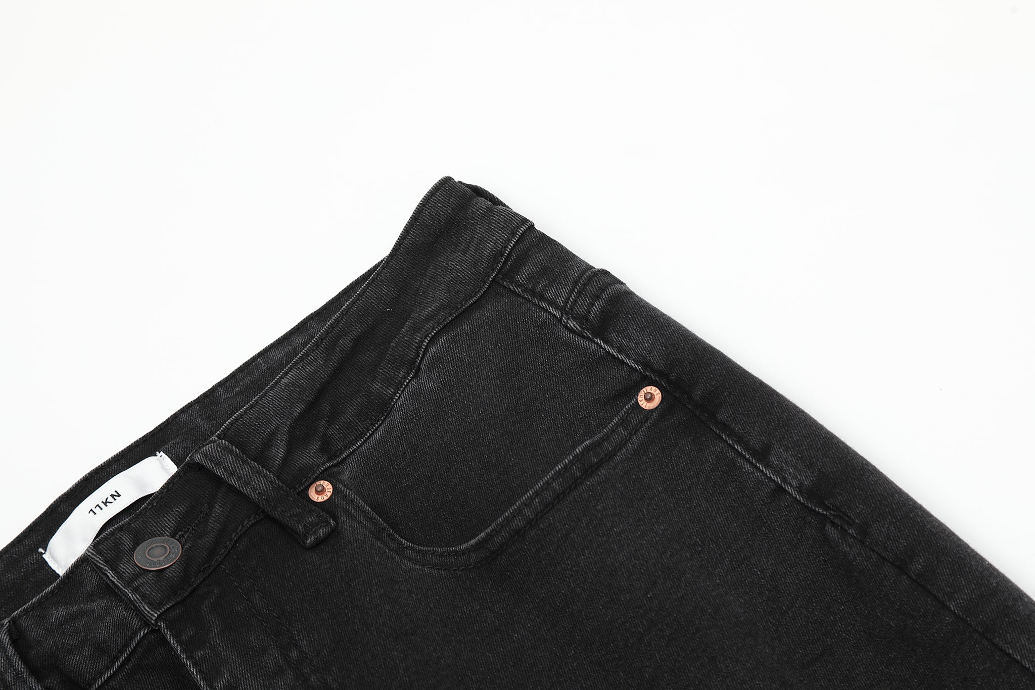 11KN 724 Slim Straight Skinny Zippered Jeans #K5173-1