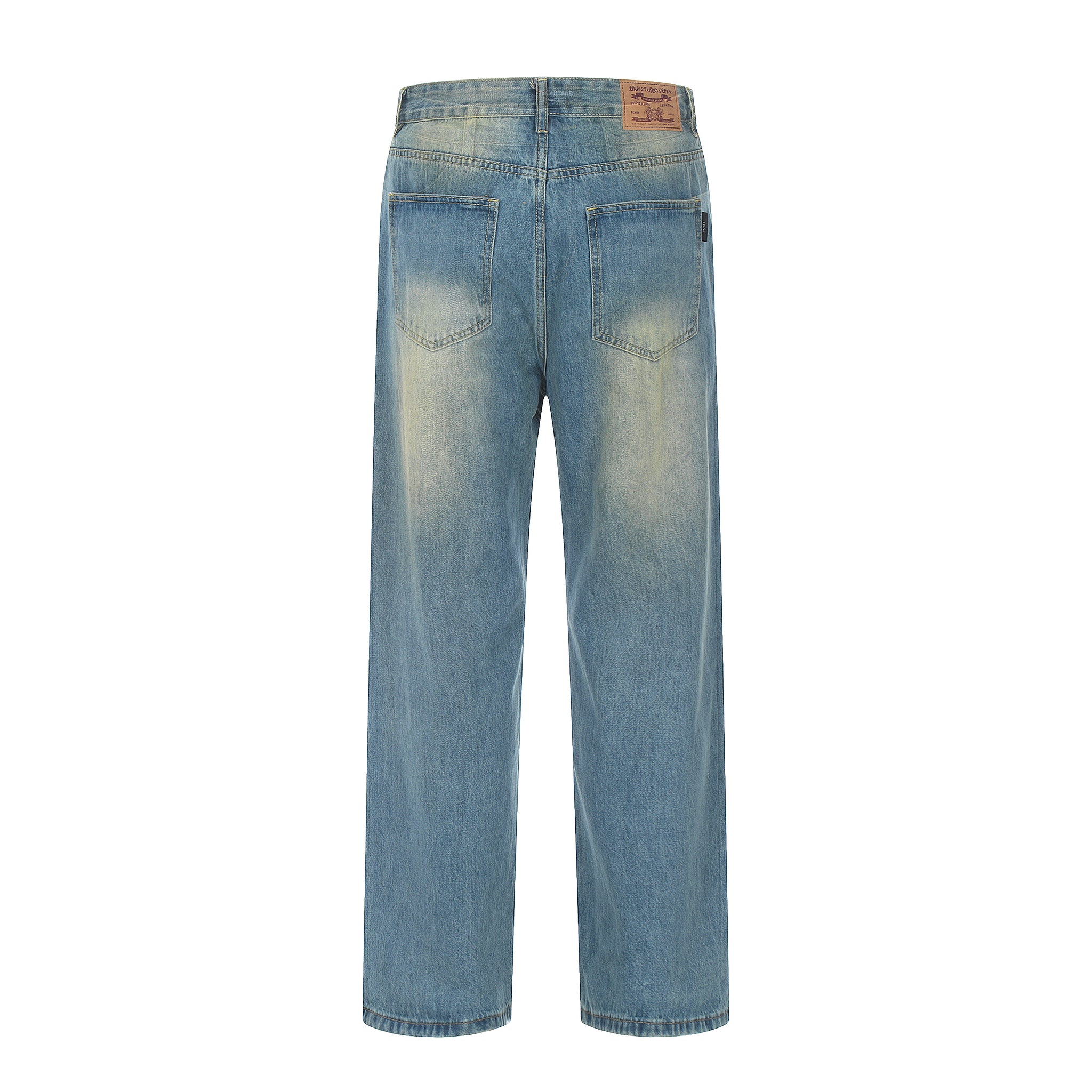 11KN Straight Leg Baggy Boyfriend Denim Jeans #K8988