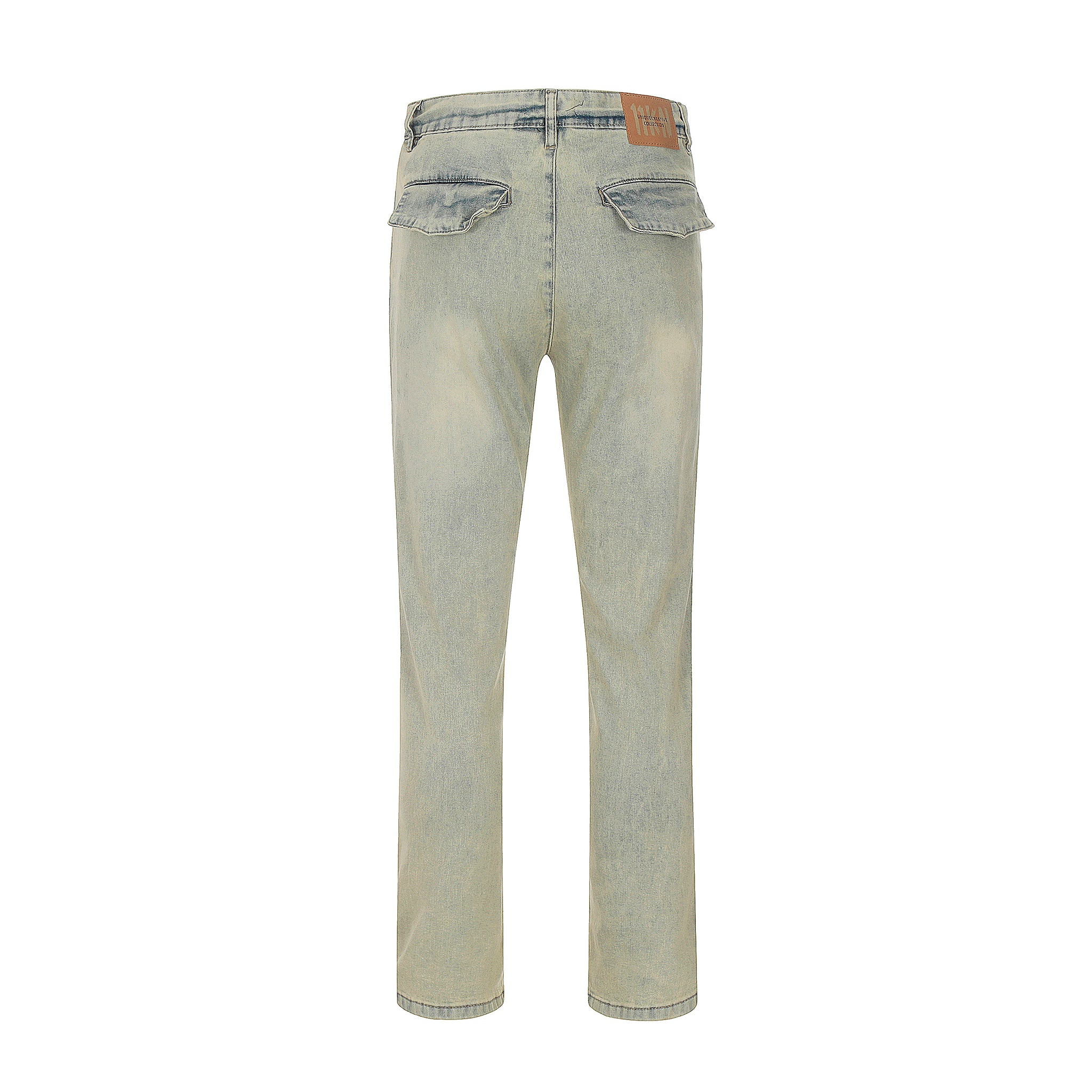 11KN Slim Straight Skinny Acid Wash Jeans #K8975