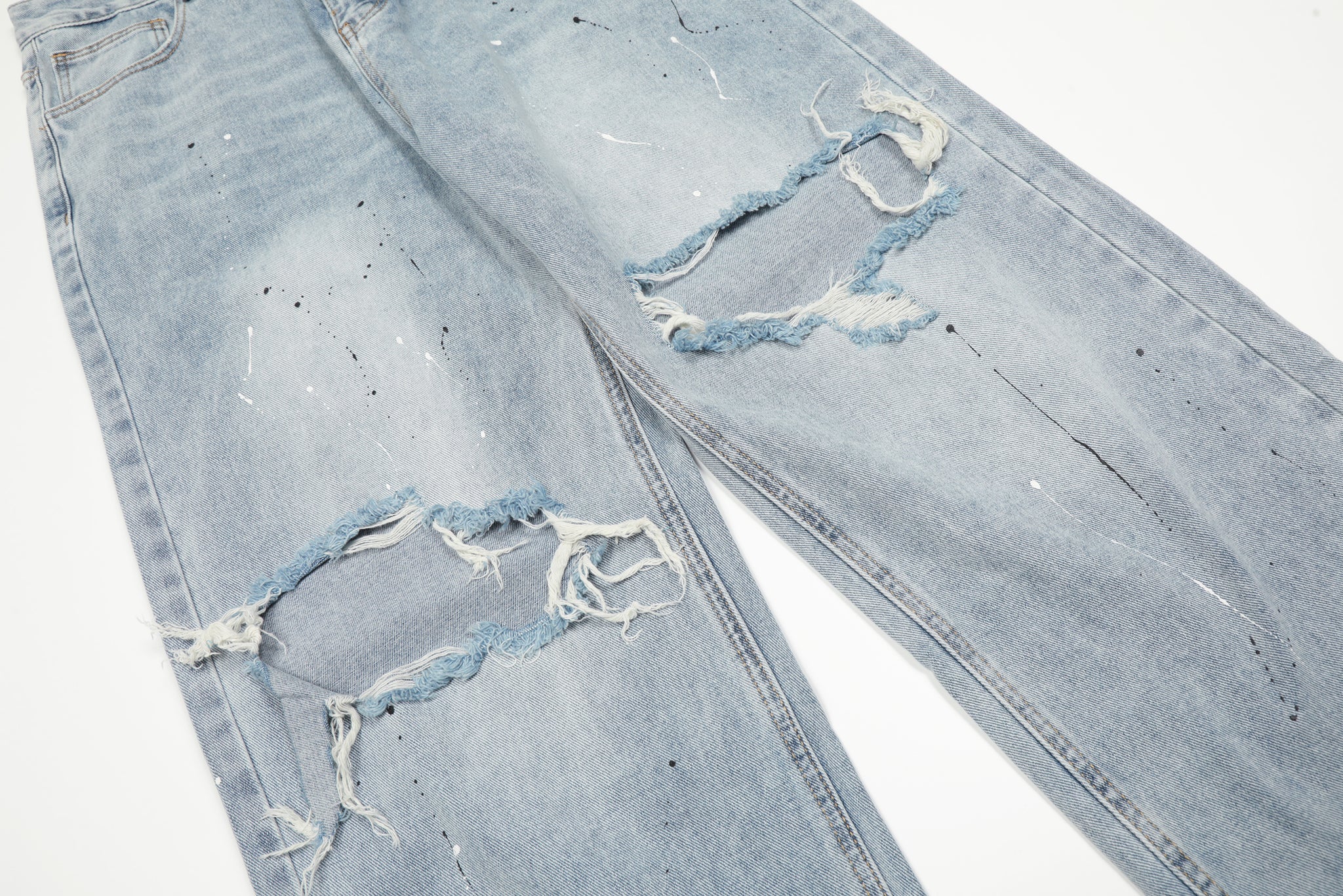 11KN Ripped Baggy Jeans #K5067