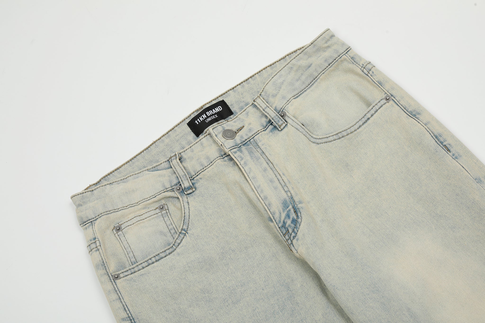 11KN Class Bootcut Zippered Jeans #K8963