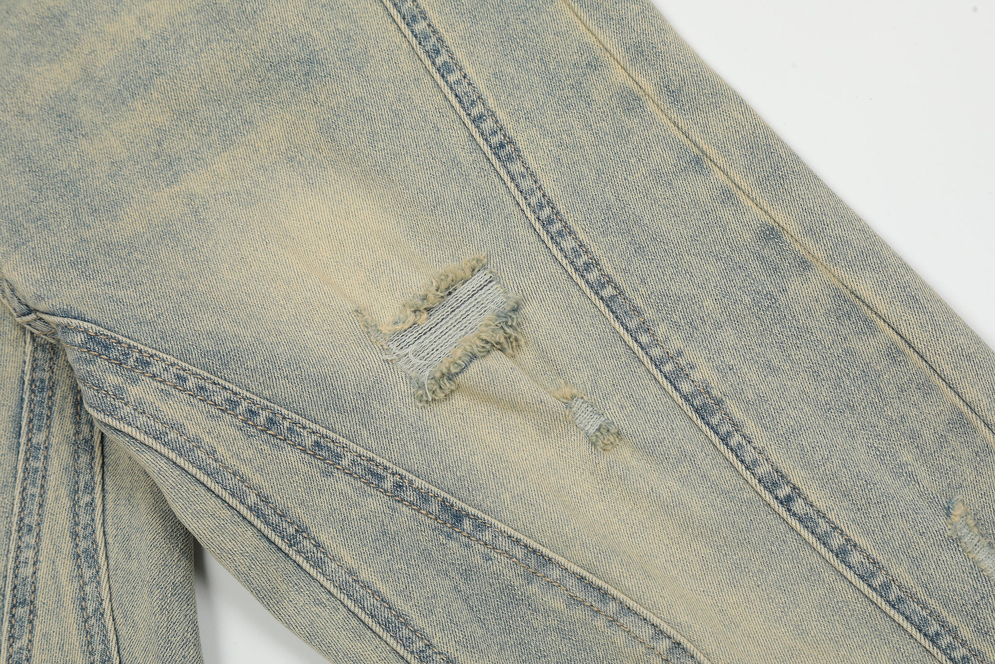 11KN Class Bootcut Washed Jeans #K8957-1