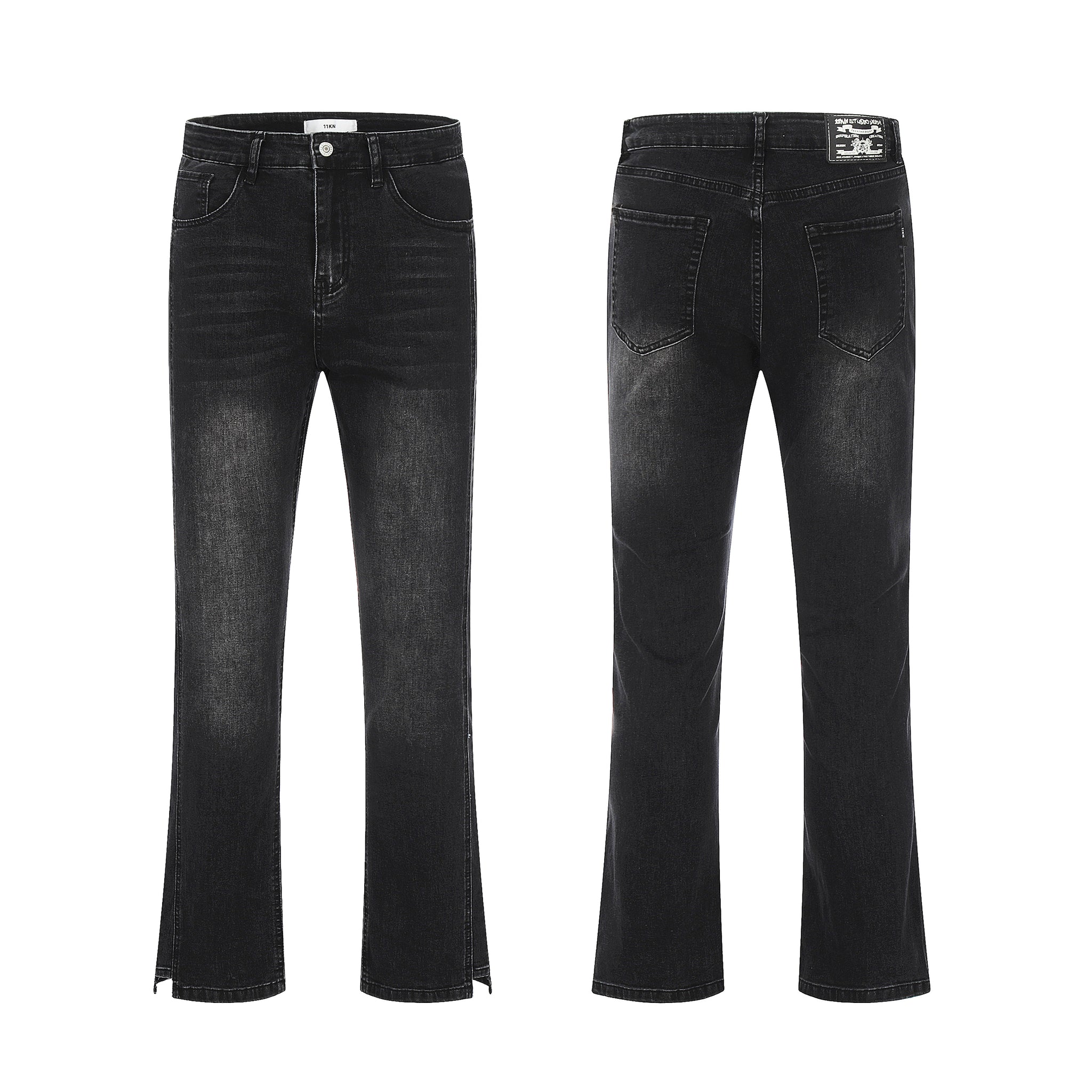 11KN Flared Bootcut Raw Jeans #K8829A