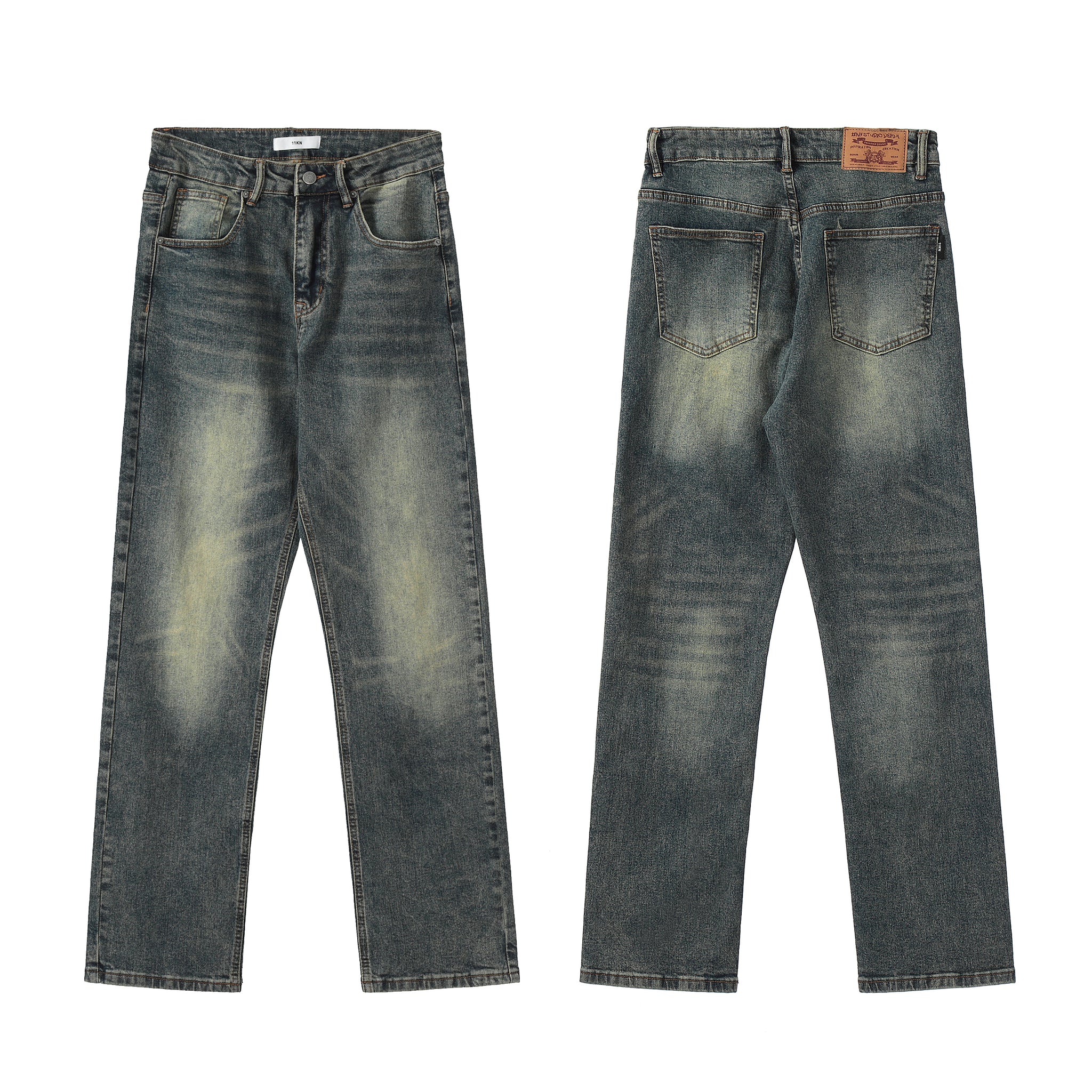 11KN 314 Class Straight Leg Vintage Washed Jeans #K5181