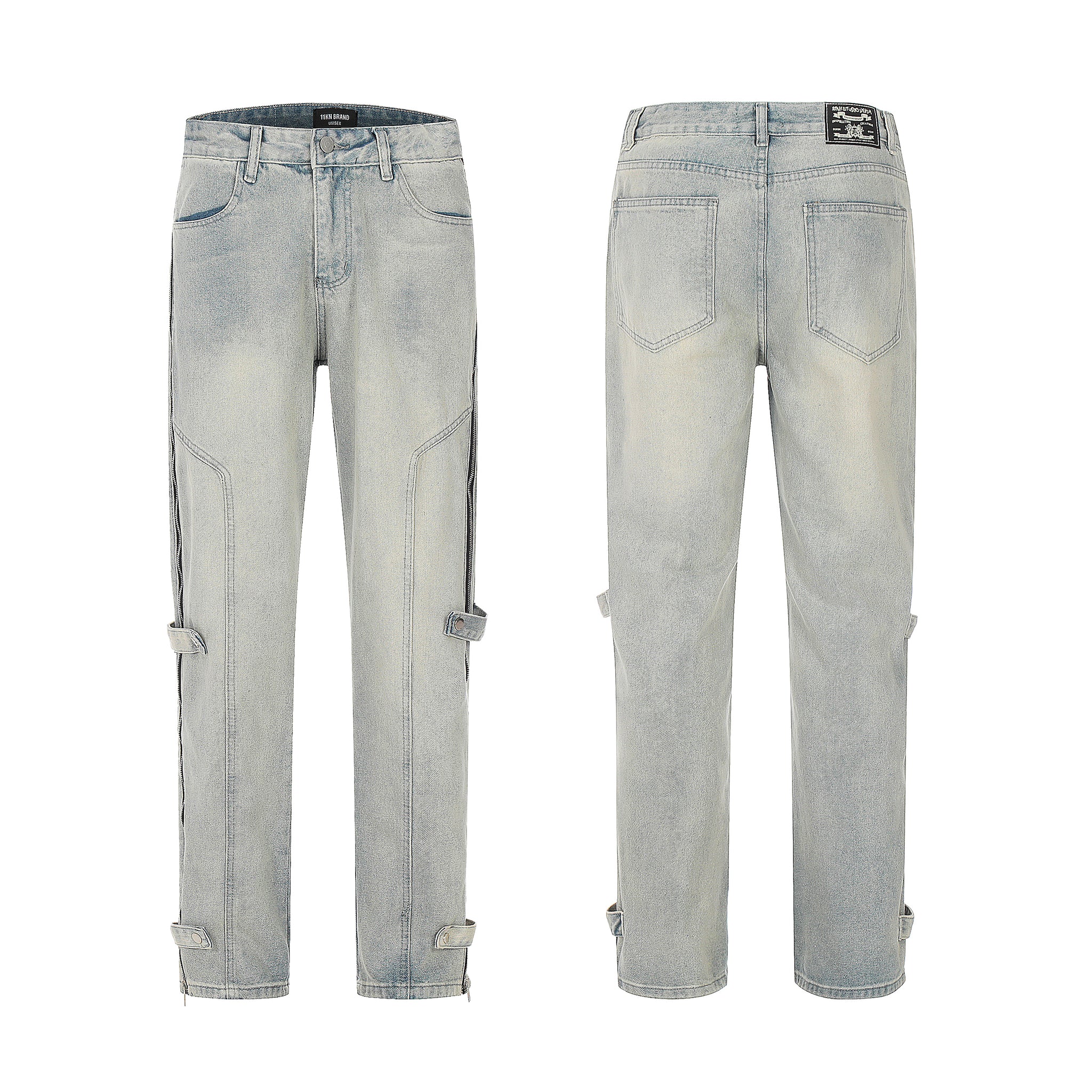 11KN Zippered Vintage Jeans #K3153