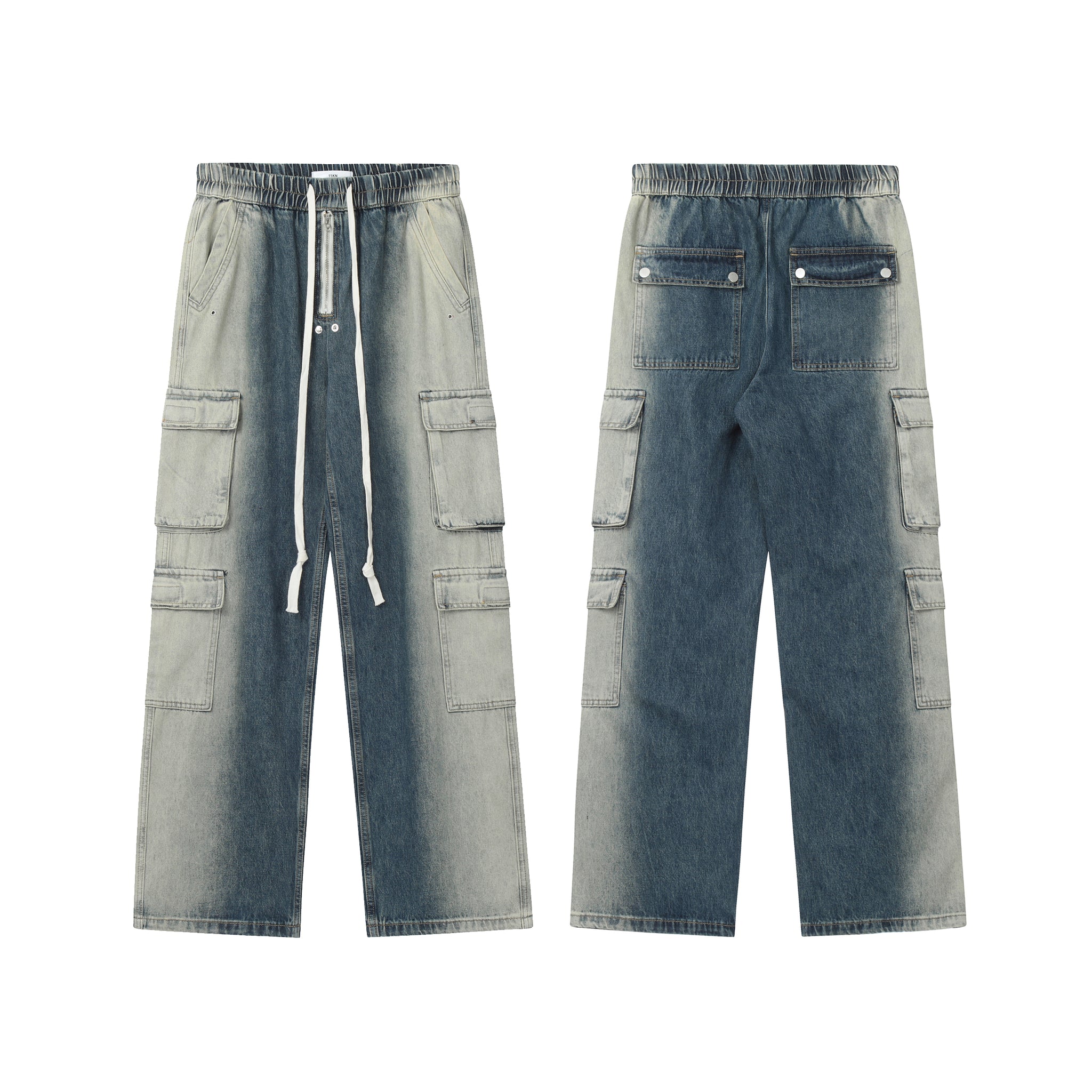 11KN Overalls Vintage Washed Pants #K5130