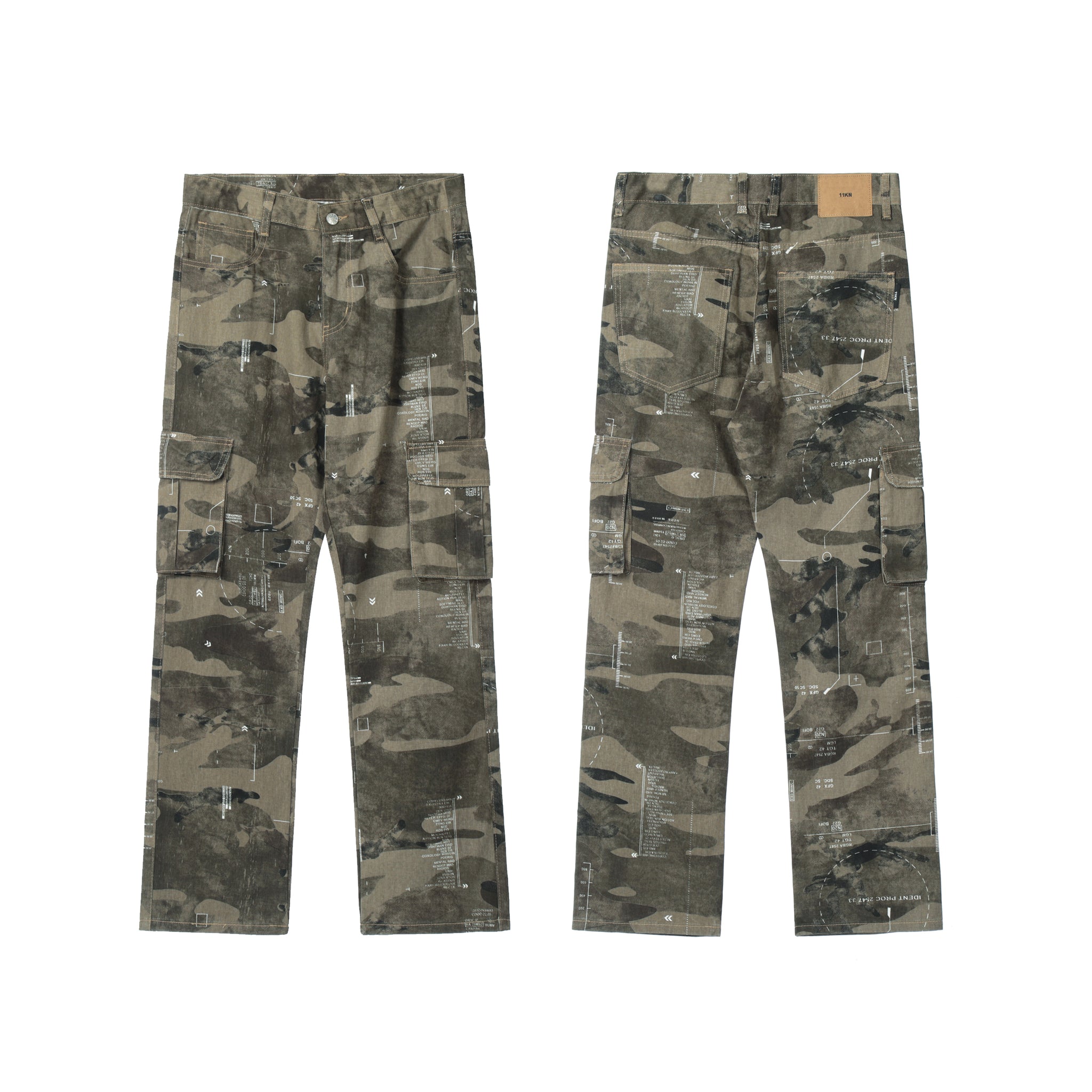 11KN CAMOUFLAGE CARGO PANTS #K866