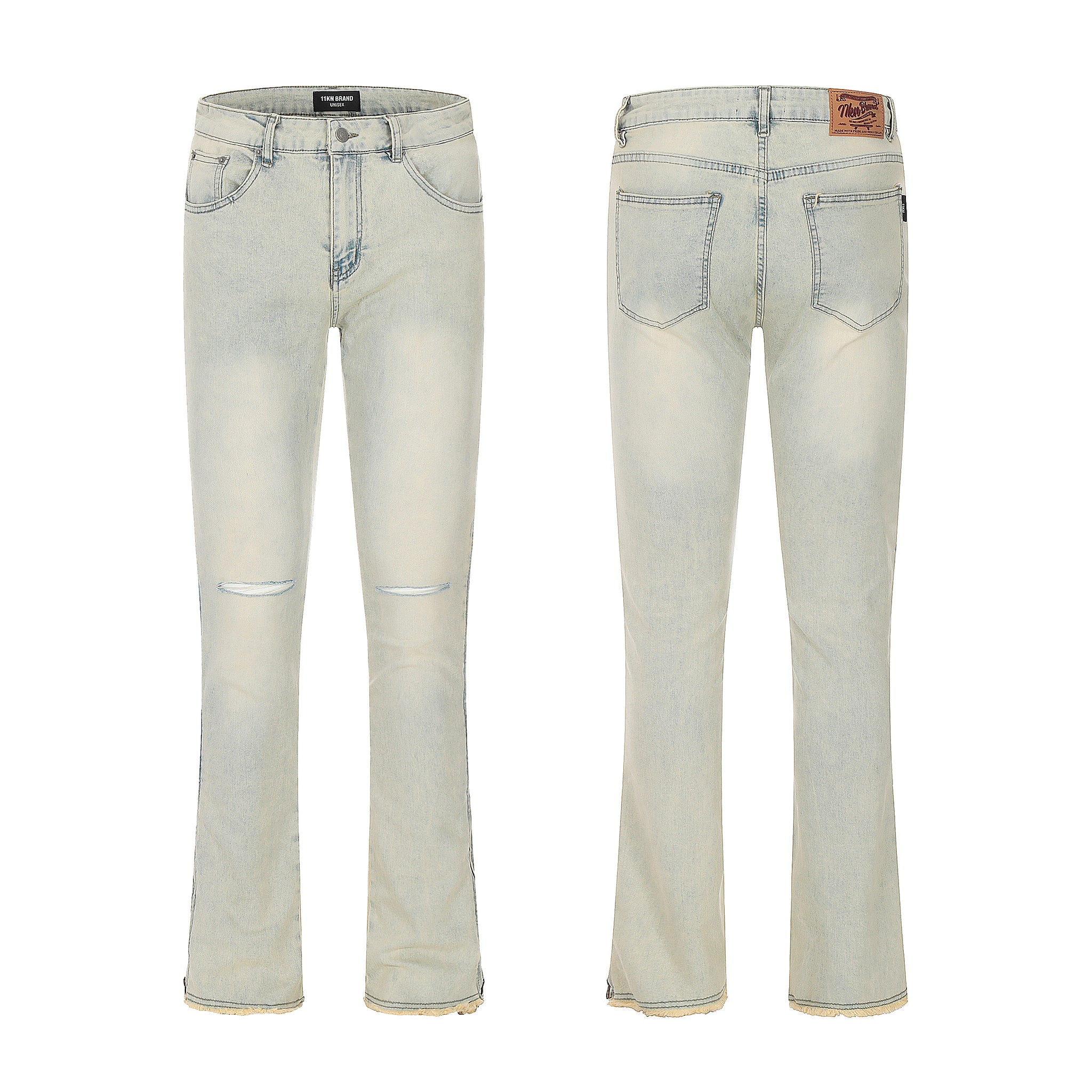 11KN Class Bootcut Zippered Jeans #K8963