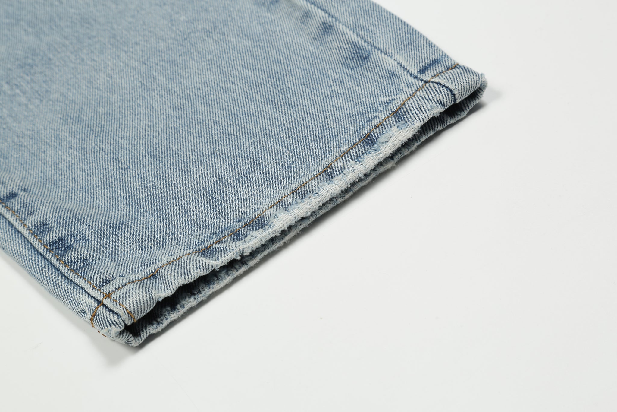 11KN 314 Class Straight Leg Ripped Acid Wash Jeans #K580