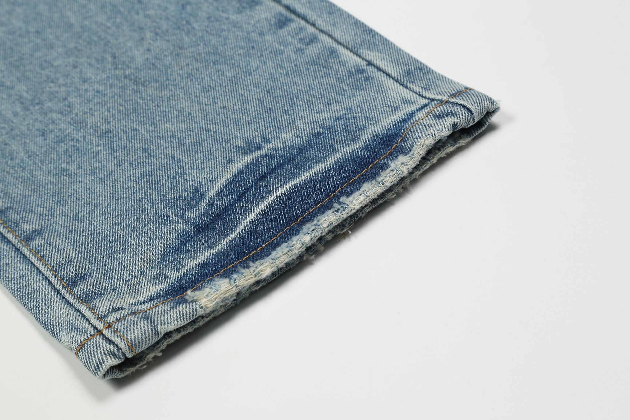 11KN 314 Class Straight Leg Ripped Acid Wash Jeans #K581