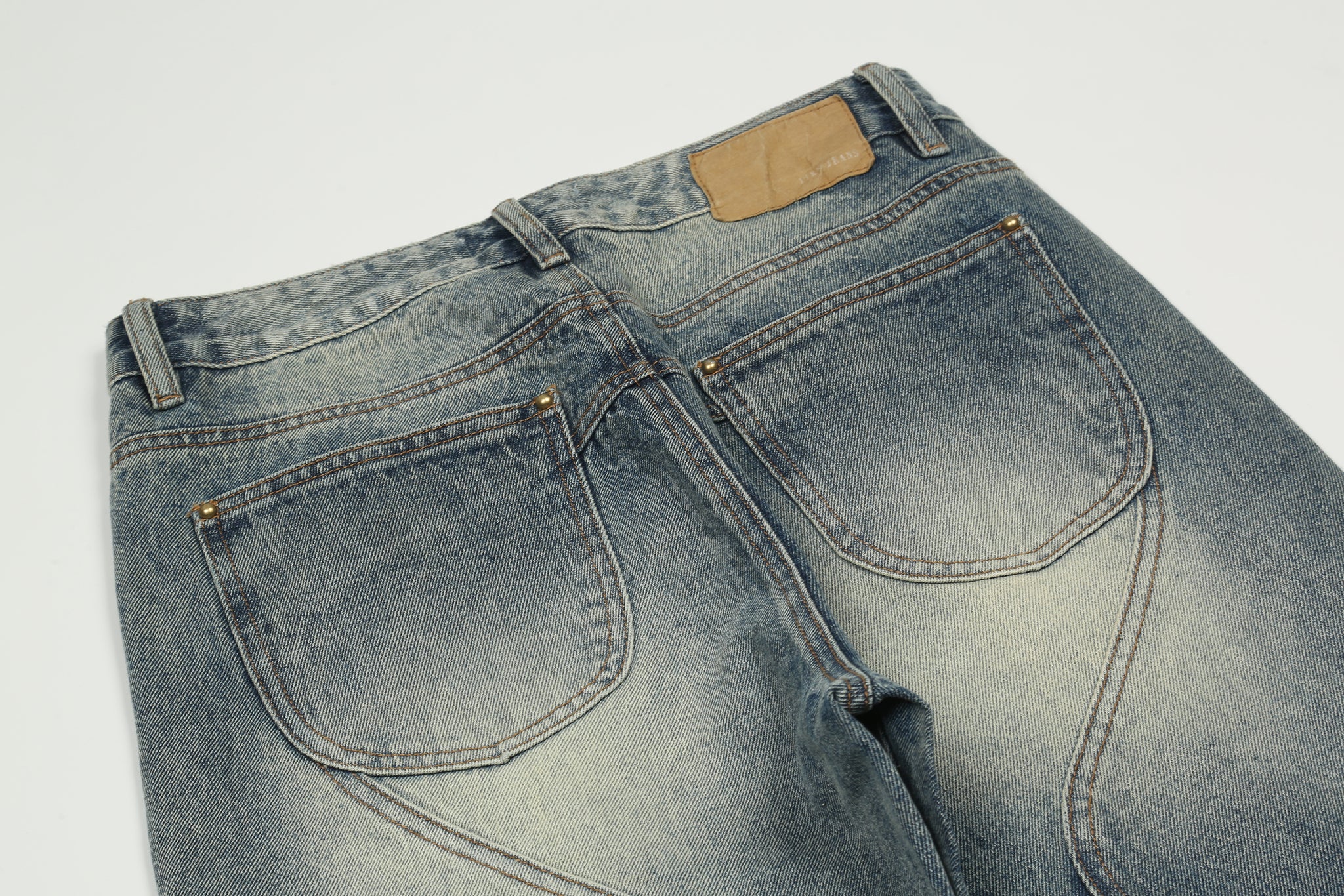 11KN 314 Class Straight Leg Washed Jeans #K523#